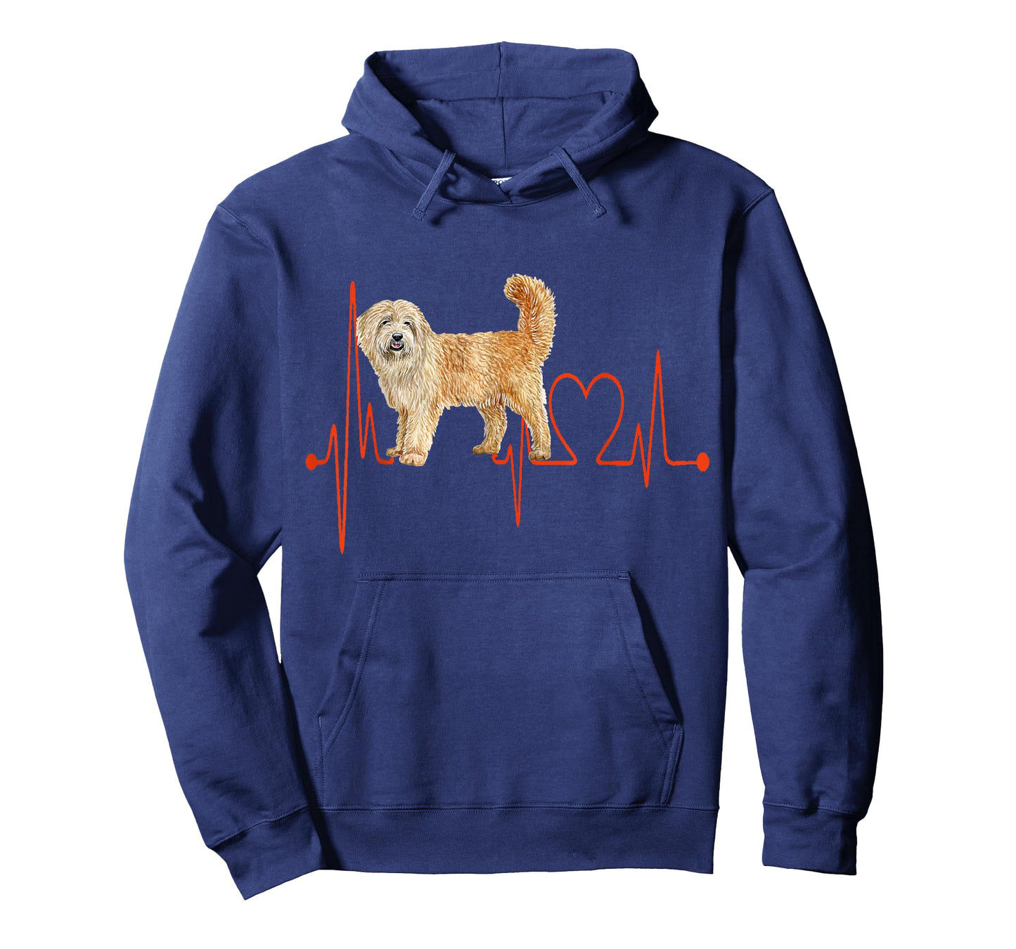Sapsali Korean Dog Heartbeat EKG Funny My Dogs Owner Lover T-Shirt