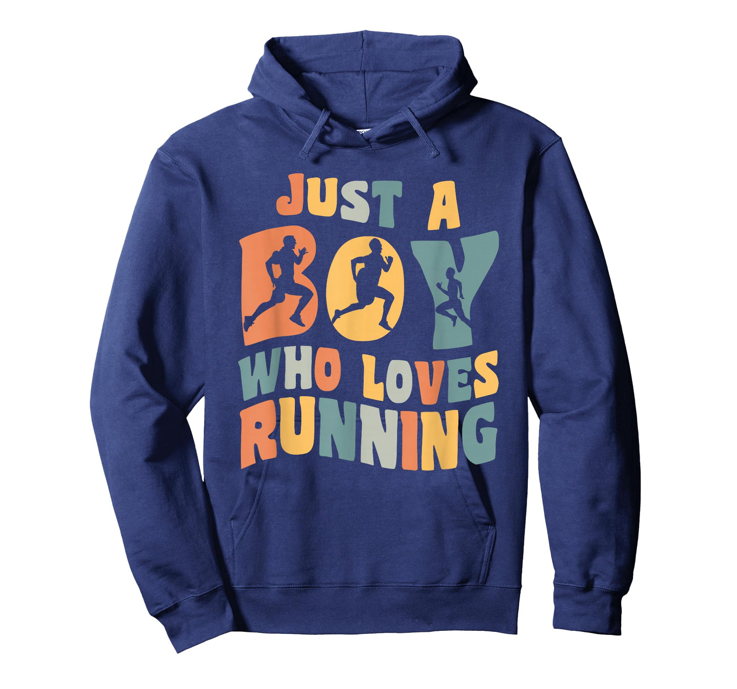 Just A Boy Who Loves Running Apparel Run Quote Marathon T-Shirt