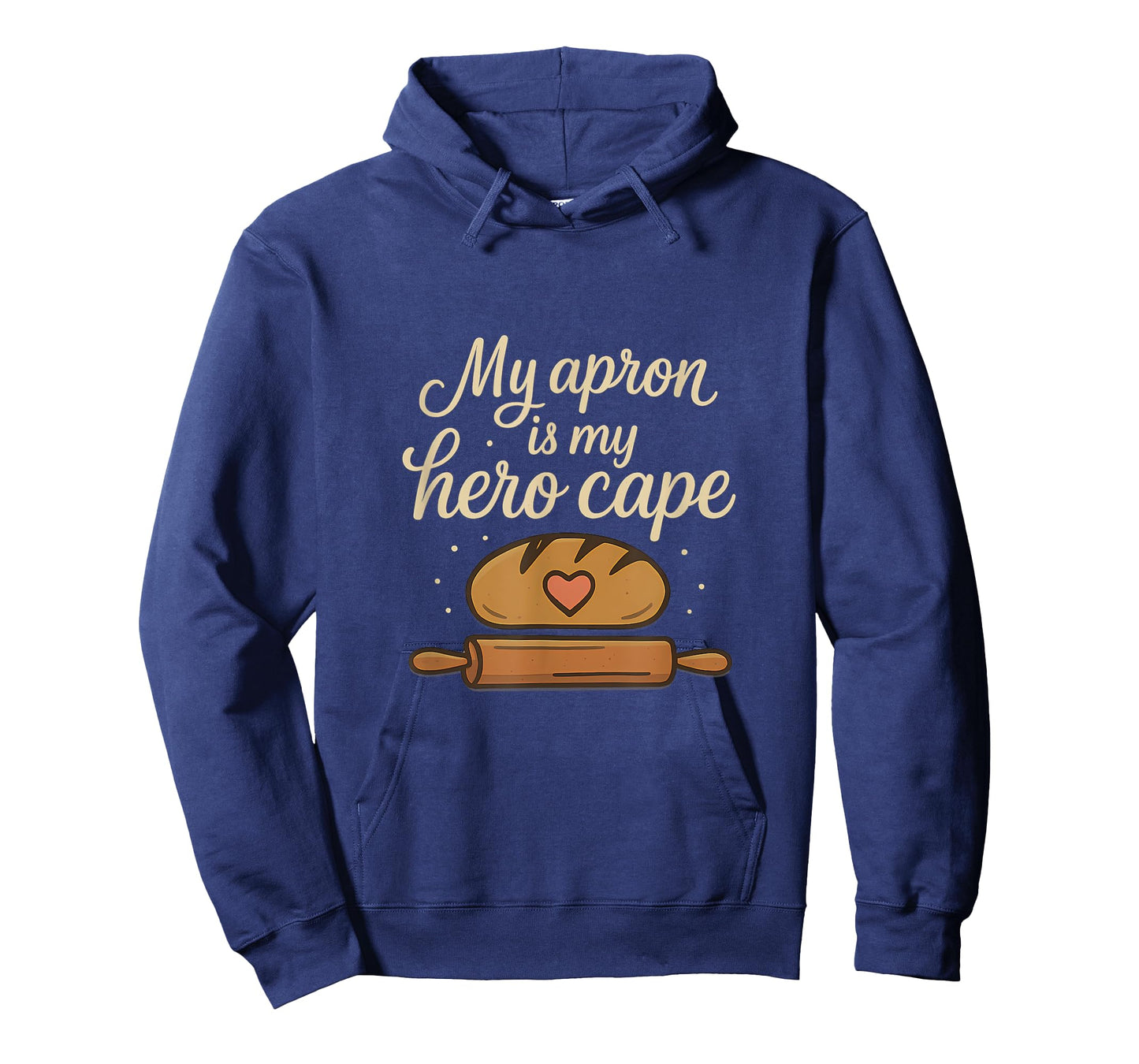 Funny Baker Novelty My Apron is My Hero Cape T-Shirt
