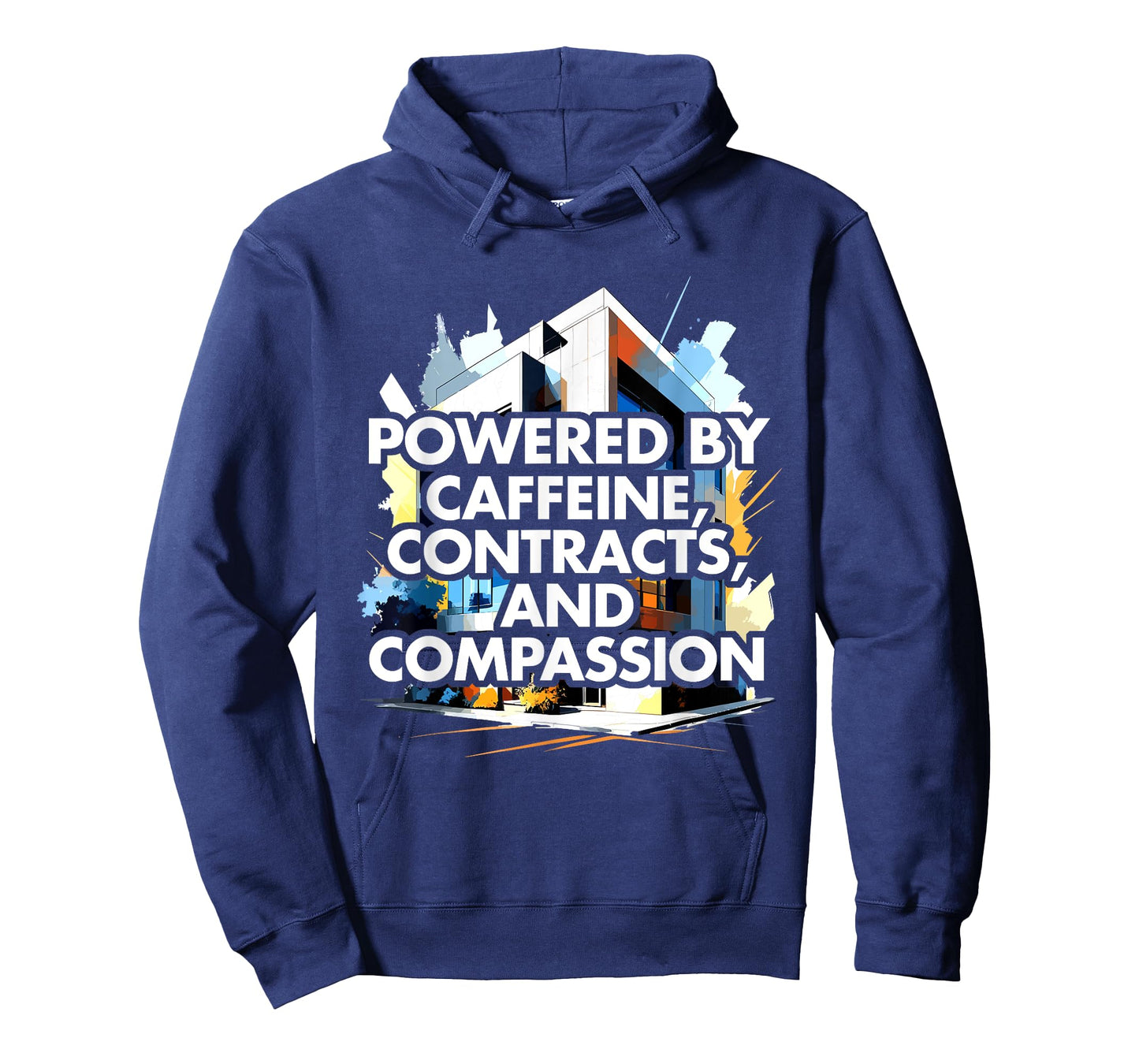 Powered by Caffeine Contracts and Compassion T-Shirt