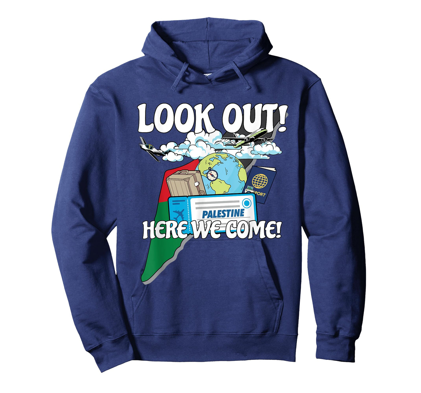 Look Out Palestine Here We Come Matching Family Vacation T-Shirt