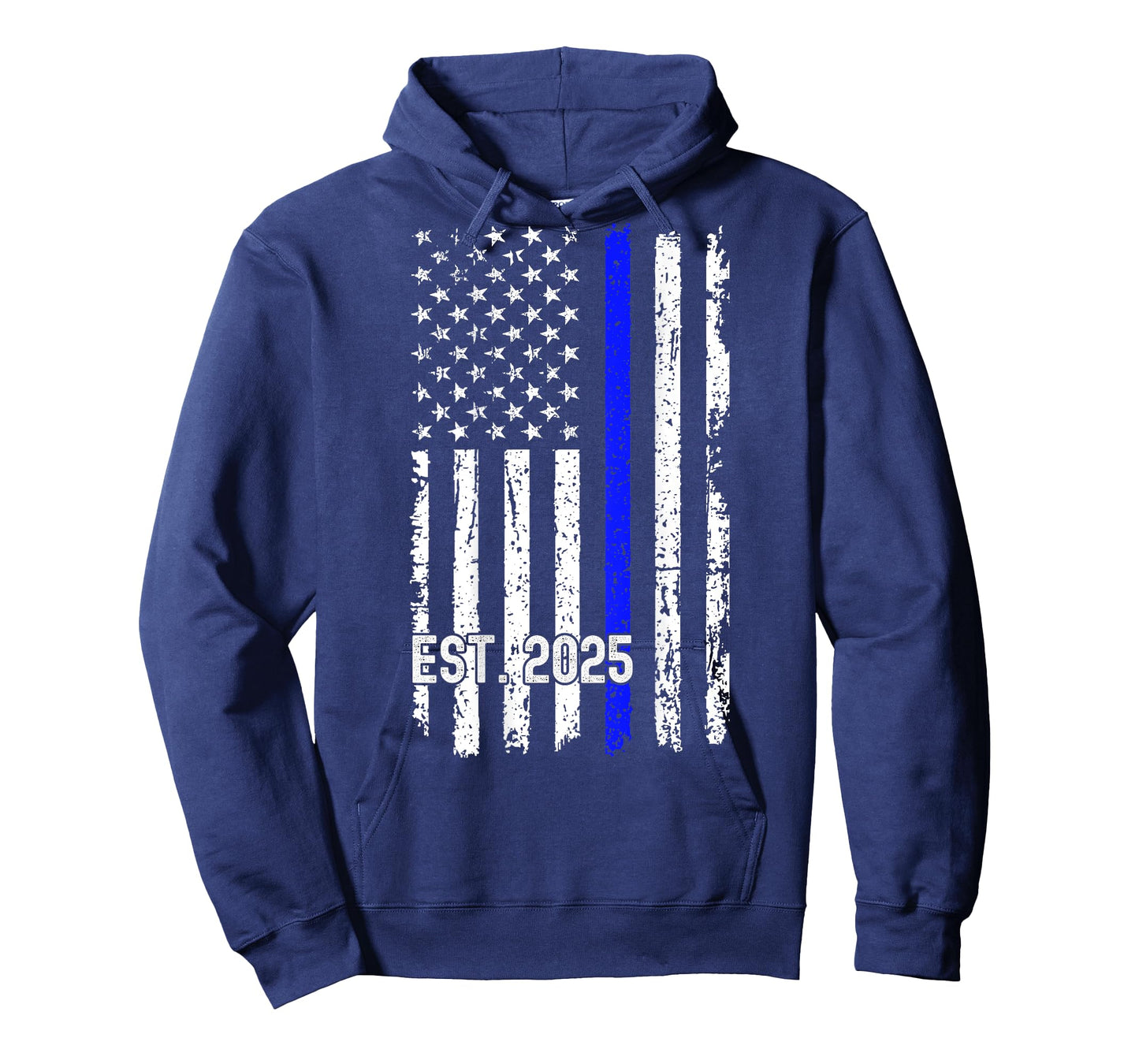 Police Graduation Est 2025 Back Print Police Academy Vintage T-Shirt