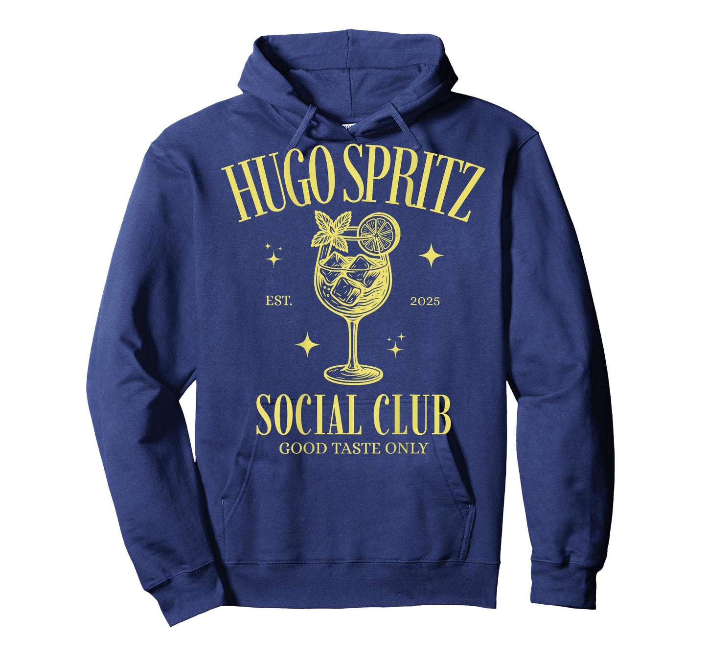 Hugo Spritz Social Club Team Elderberry Sparkling Prosecco Back T-Shirt