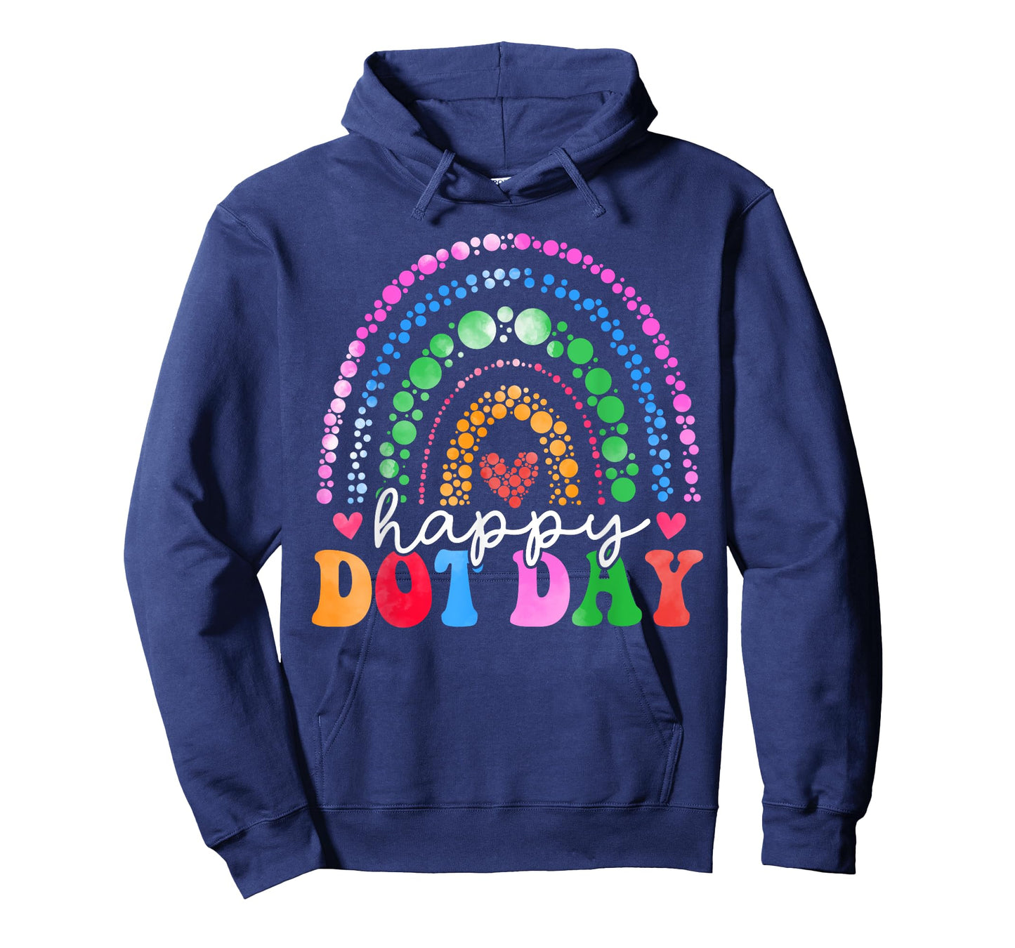 Rainbow Polka Dot Happy Dot Day for Teacher Kids Girls Women T-Shirt