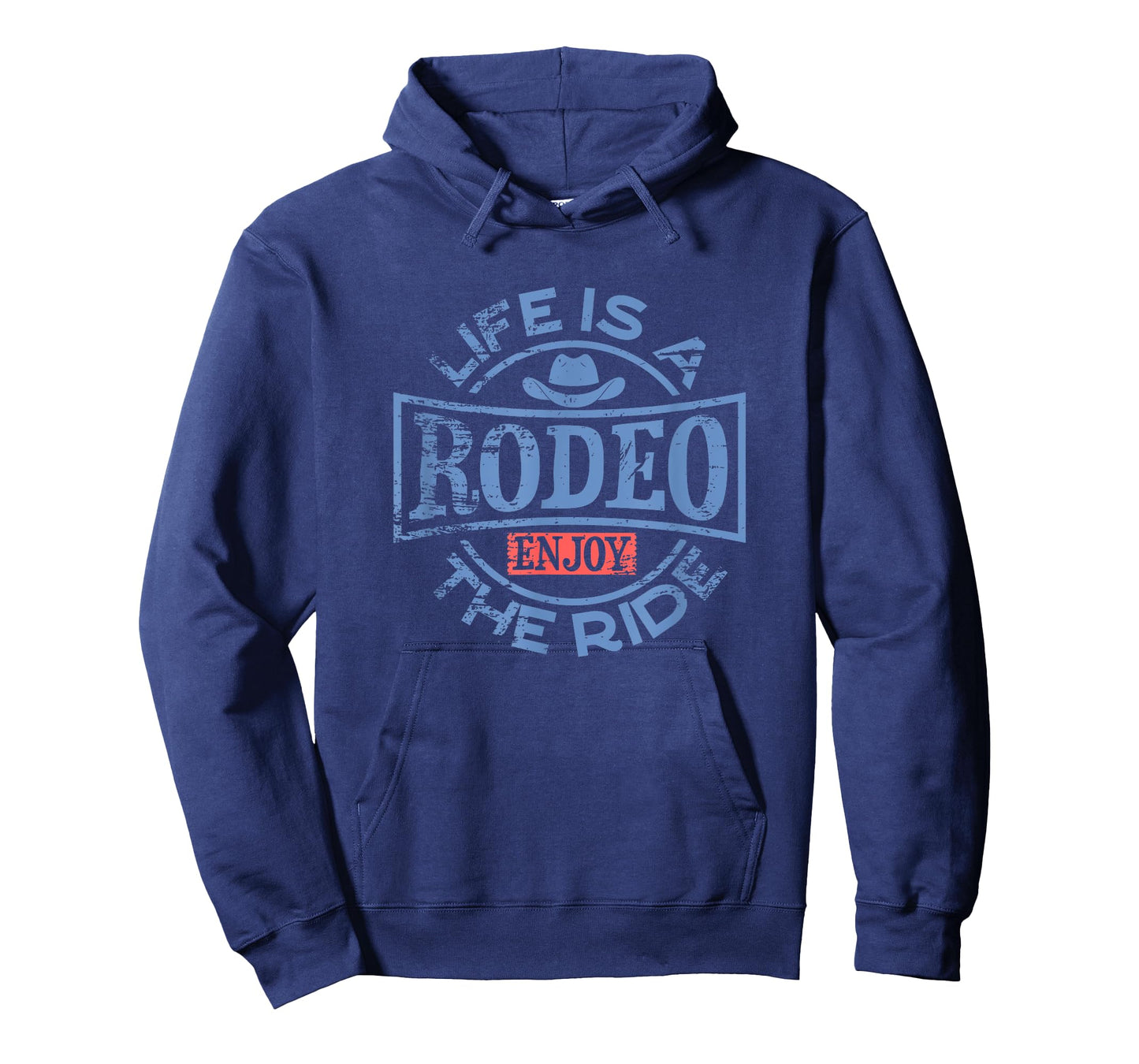 Life is a Rodeo Bull Fighter Cowboy - Longhorn Bull Riding T-Shirt