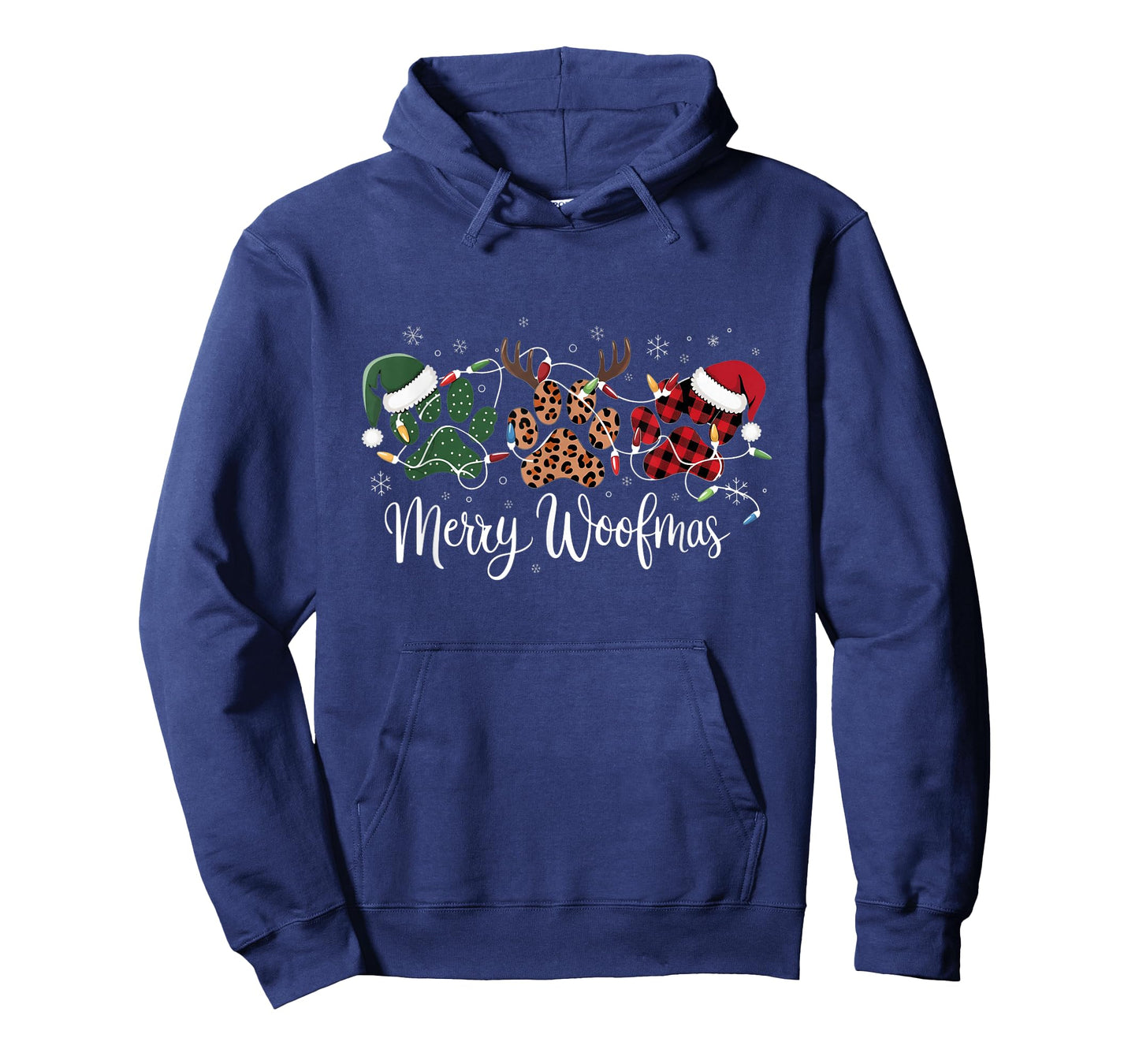 Dog Mama Merry Woofmas Christmas T-Shirt