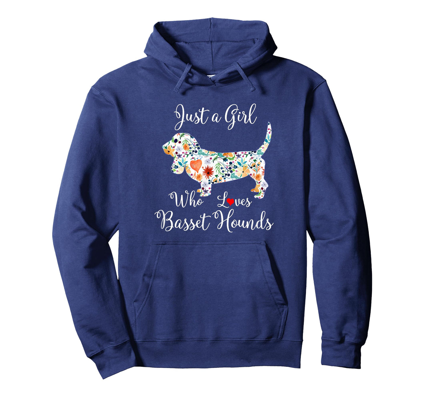 Just a Girl Who Loves Basset Hounds T-Shirt