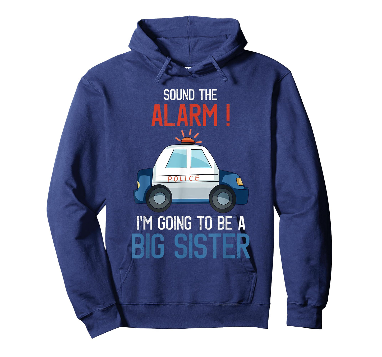 I'm Going To Be A Big Sister Police Car Baby Reveal Party T-Shirt