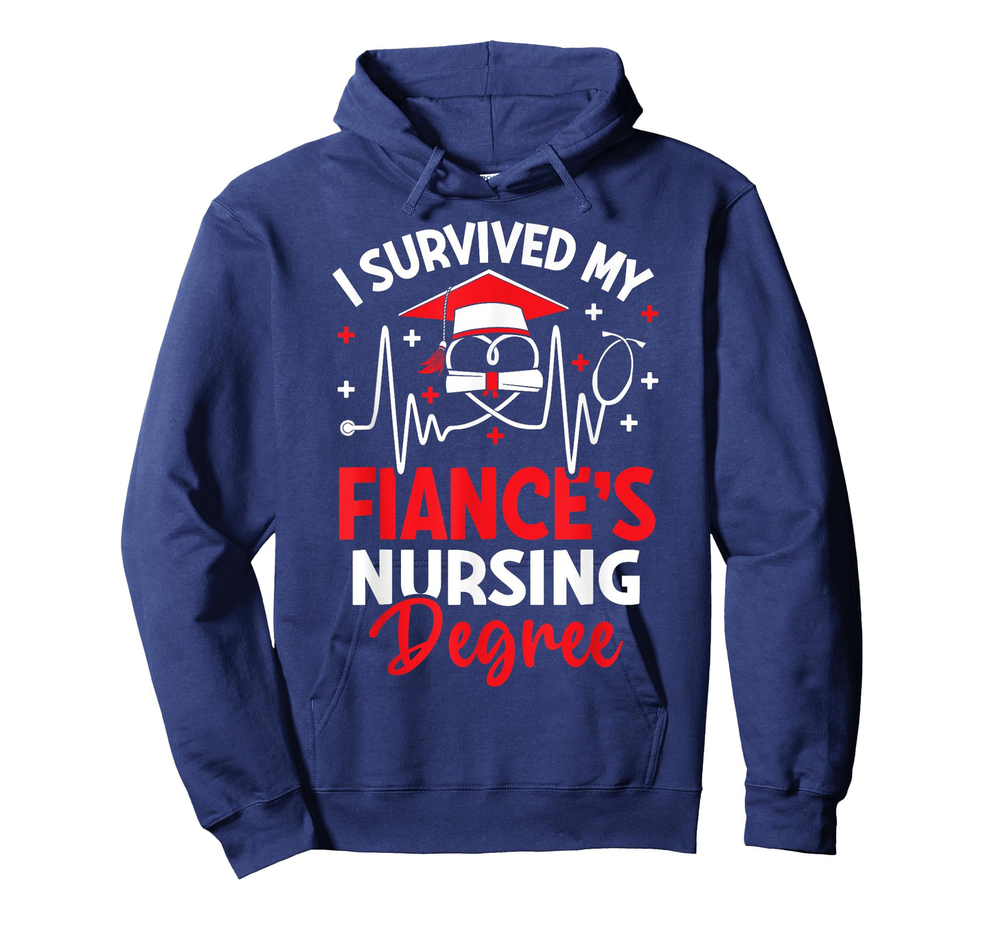 i survived my fiance's nursing degree graduation gifts T-Shirt