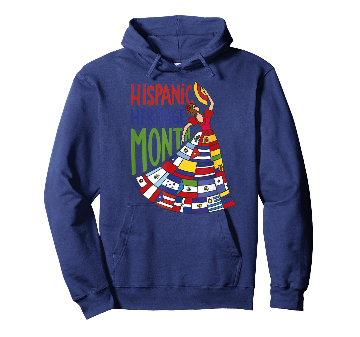 Hispanic Heritage Month Latino Countries Flags Flamenco T-Shirt