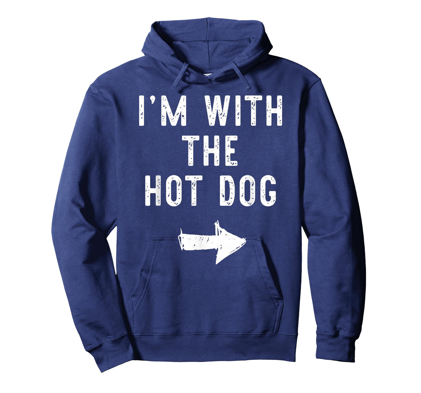 Halloween I'm with The Hot-Dog Funny Matching Costume Men T-Shirt