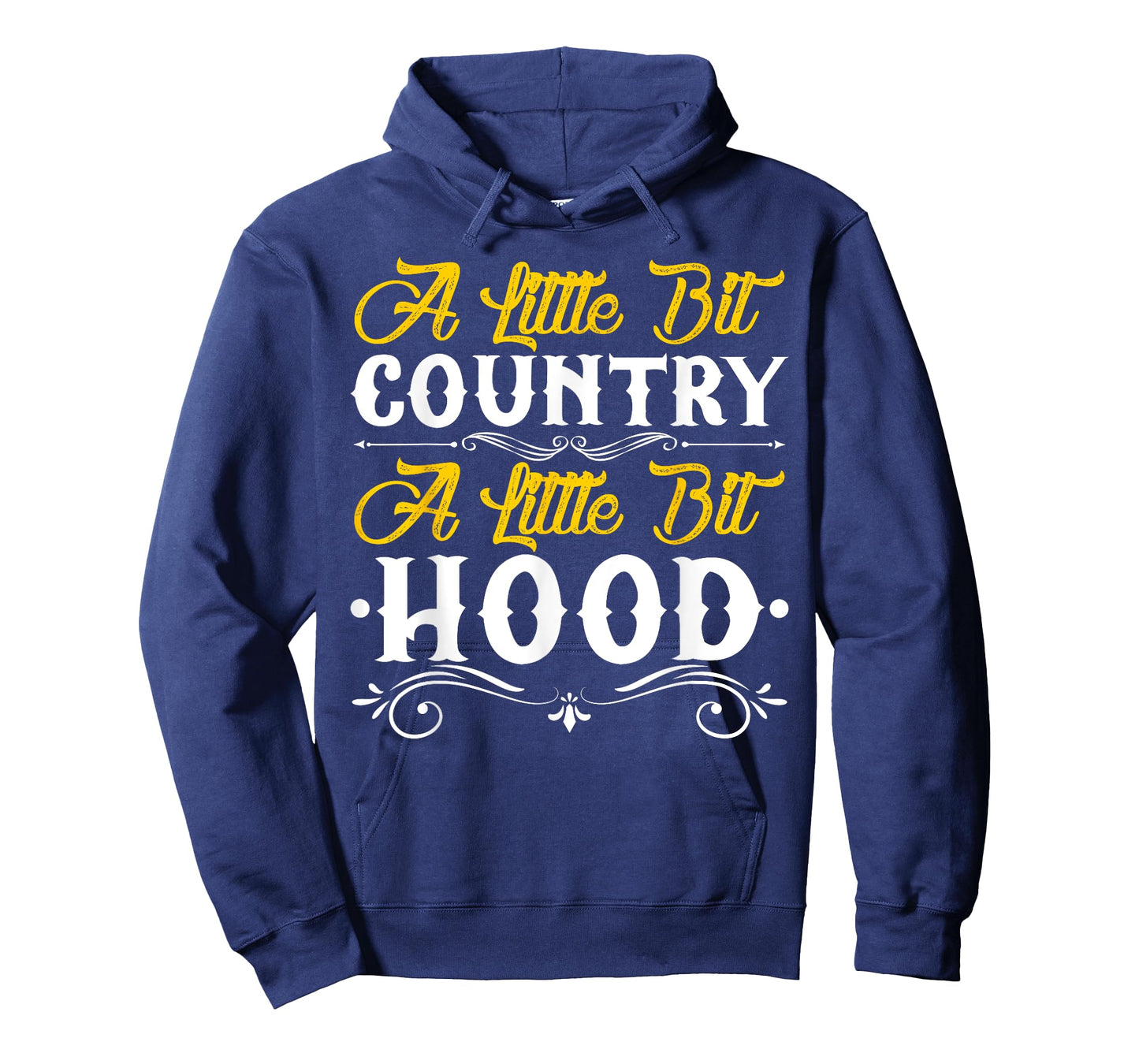 Little Bit Country Little Bit Hood Funny Country Hood TShirt T-Shirt