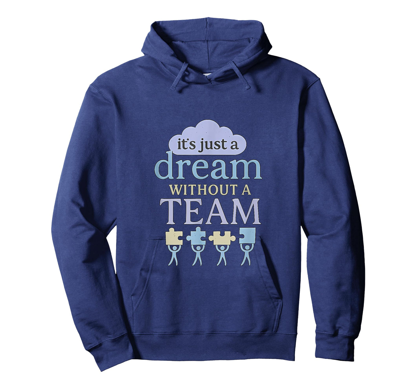 Dream Team Teamwork Inspirational Success Puzzle Design T-Shirt