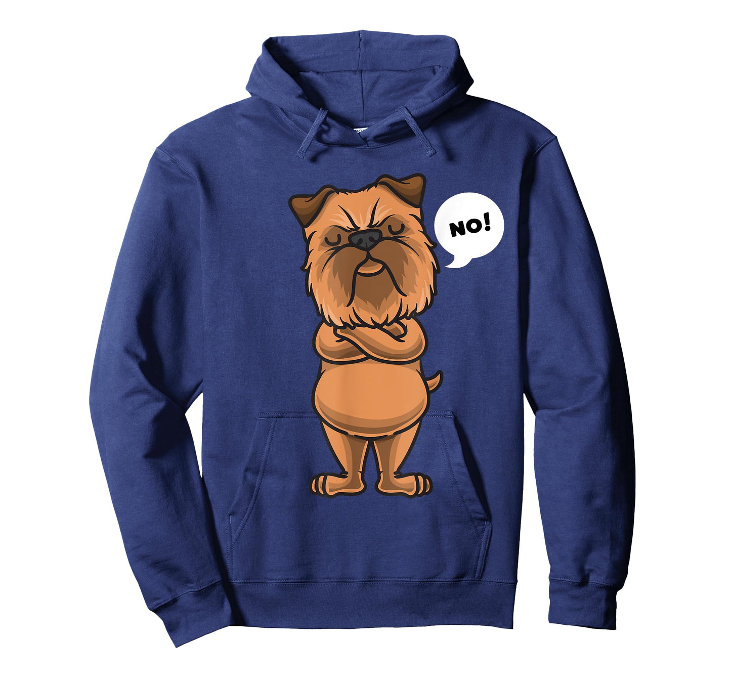 Stubborn Griffon Bruxellois Dog Brussels Griffon Men Women Girls Kids T-Shirt