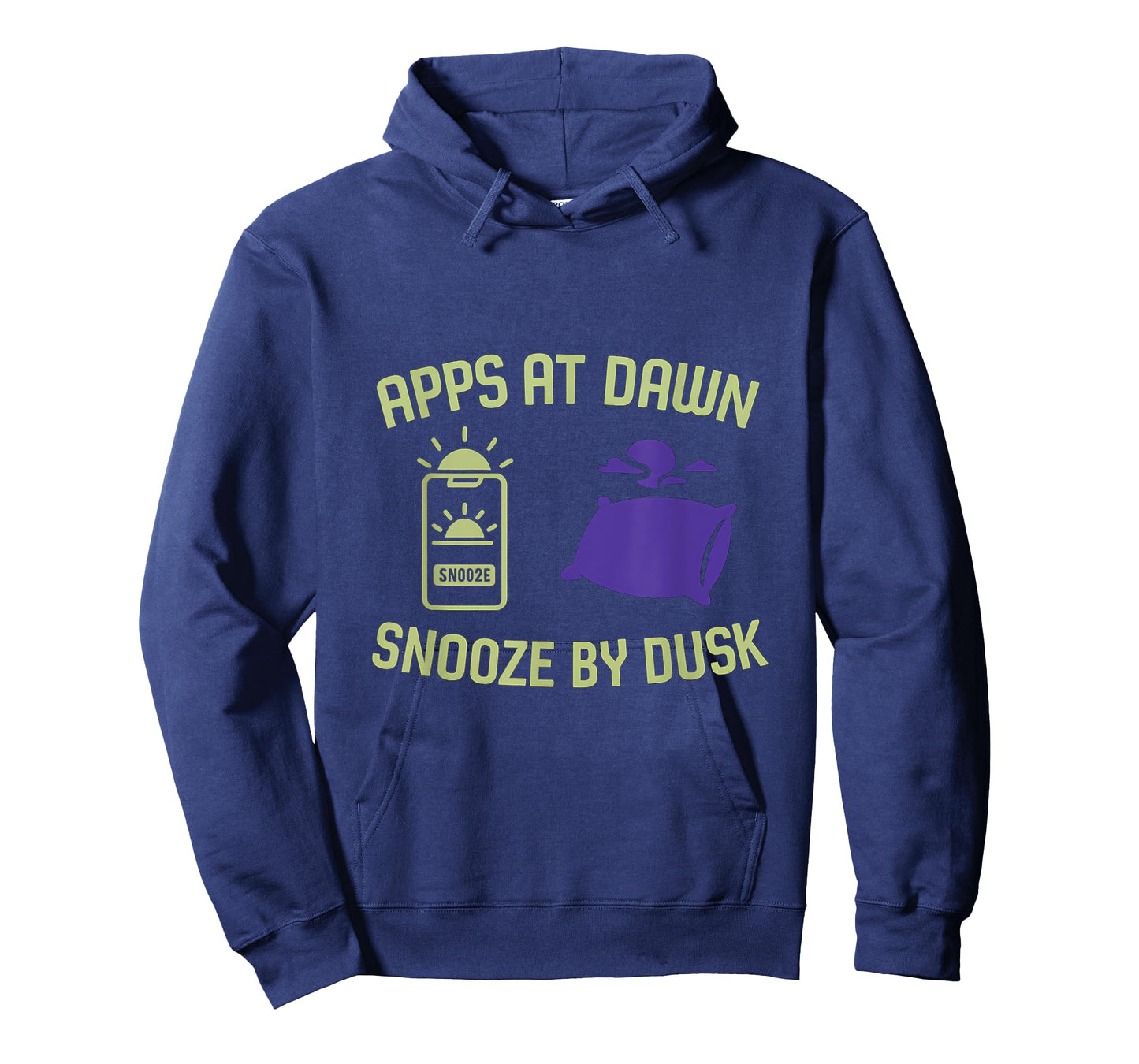 Apps at Dawn, Snooze by Dusk Digital Clock Graphic T-Shirt