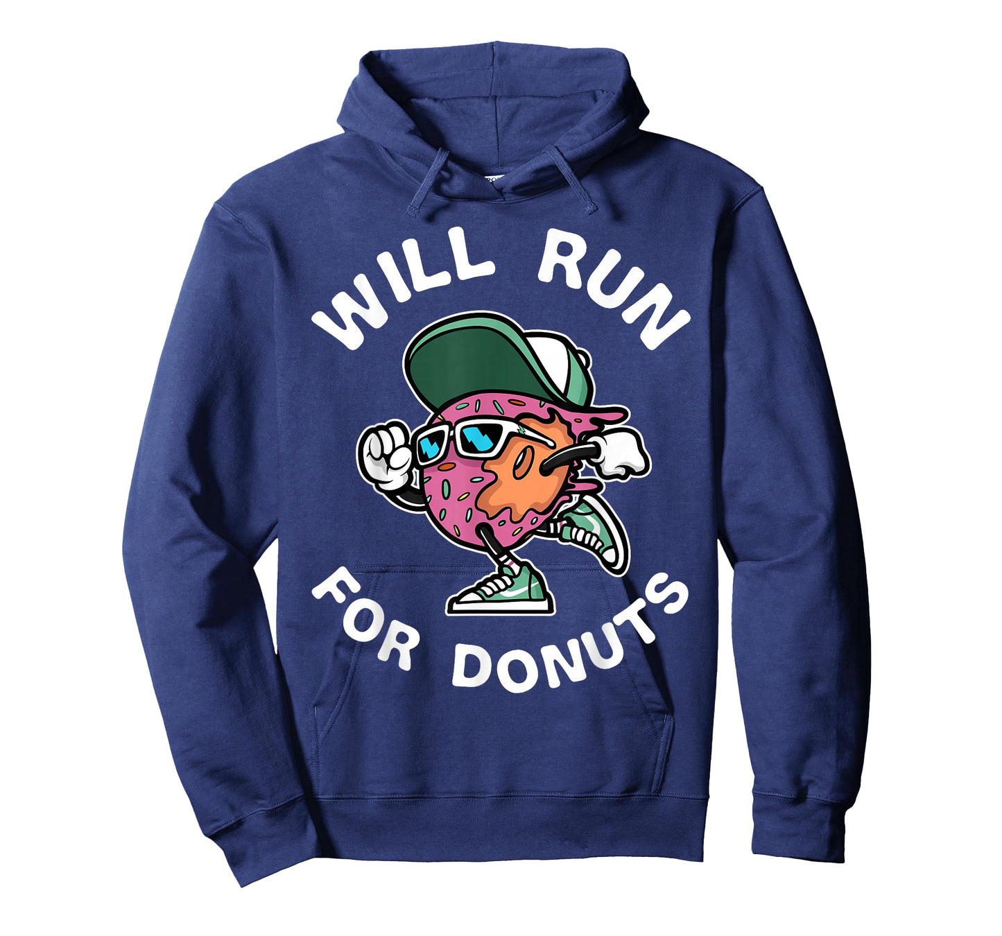 Runner WIll Run For Donuts Funny Runner Marathon Running T-Shirt