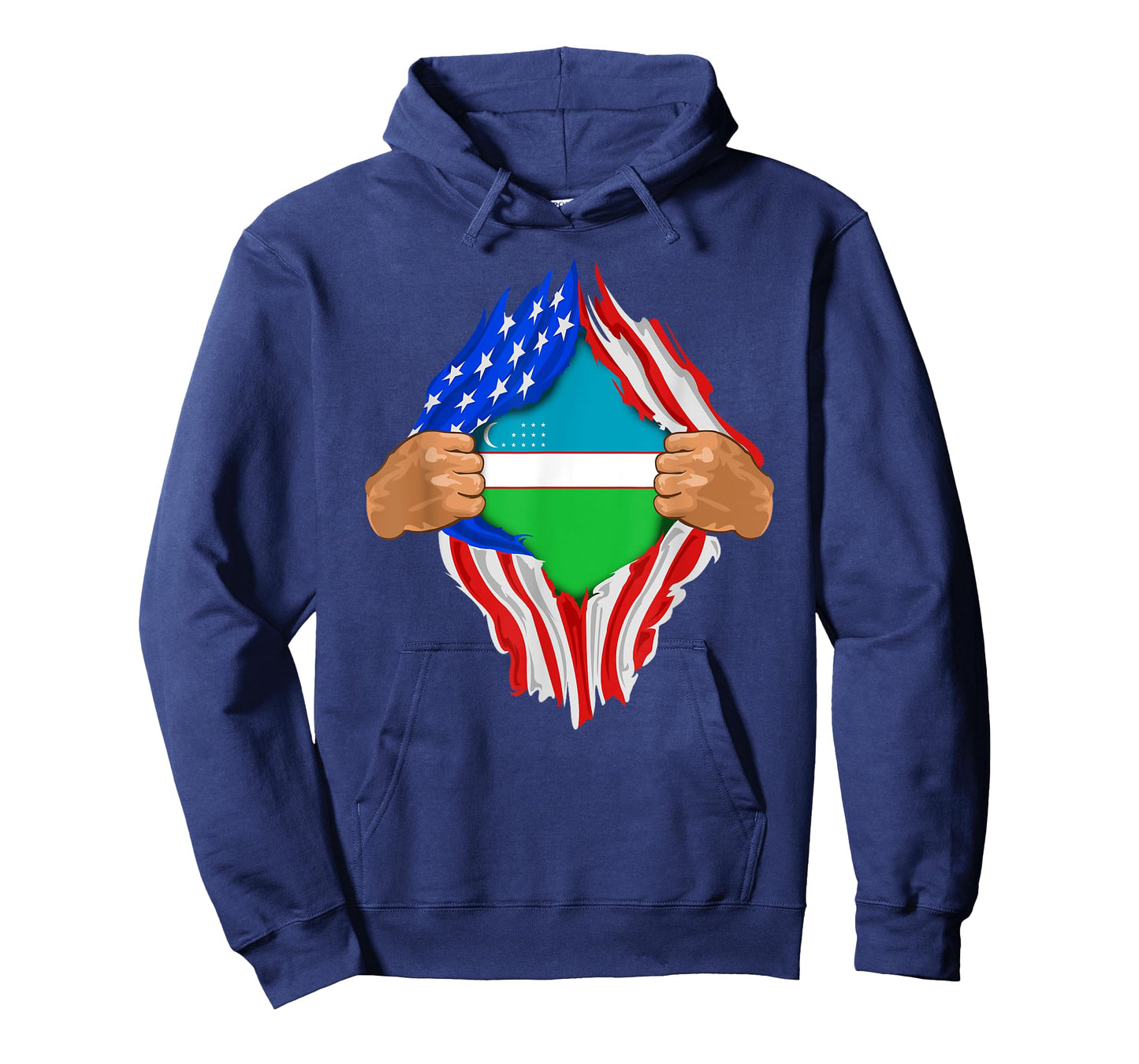 Uzbek Blood Inside Me T-Shirt | Uzbekistan Flag Gift
