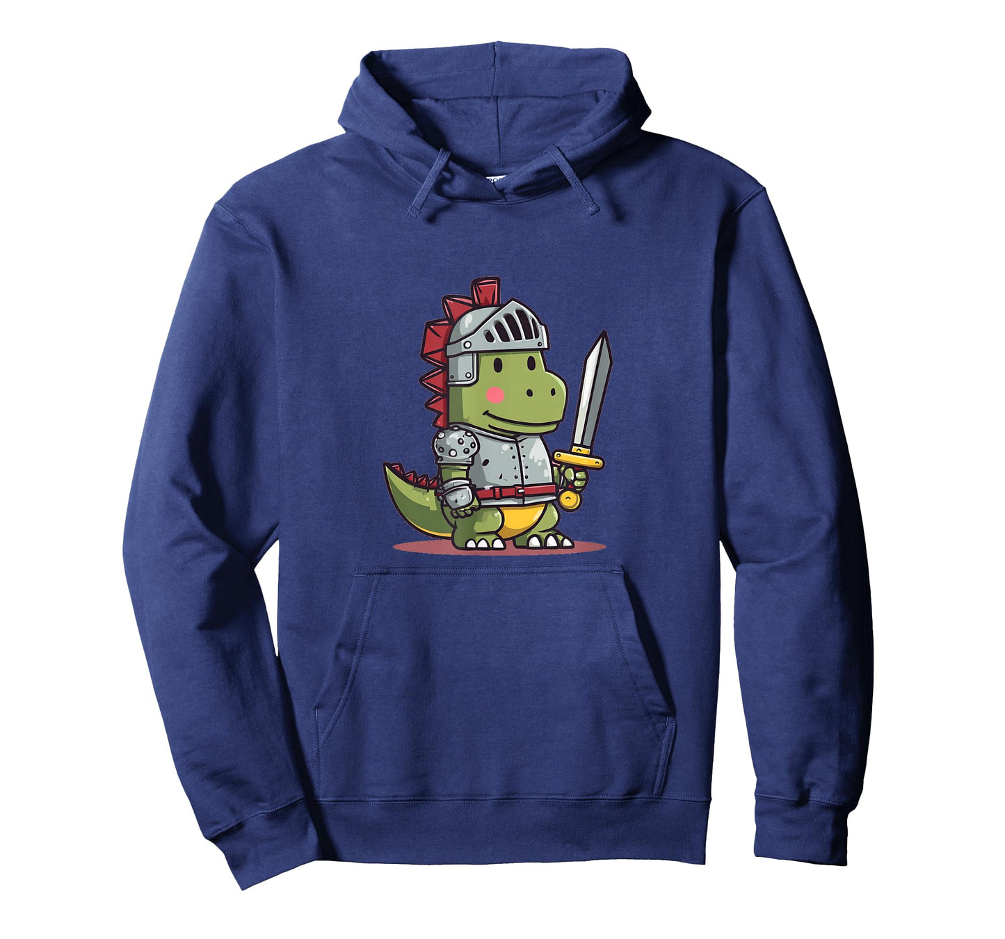 Funny Dinosaur in Knight Armor Costume T-Shirt