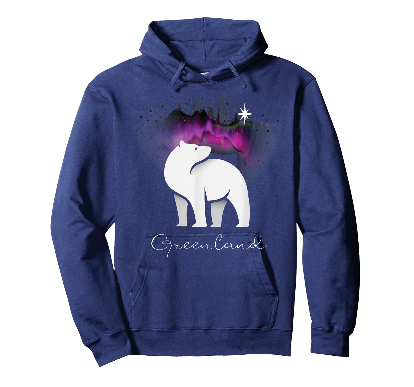 Greenland Northern Lights Arctic Polar Bear Souvenir T-Shirt