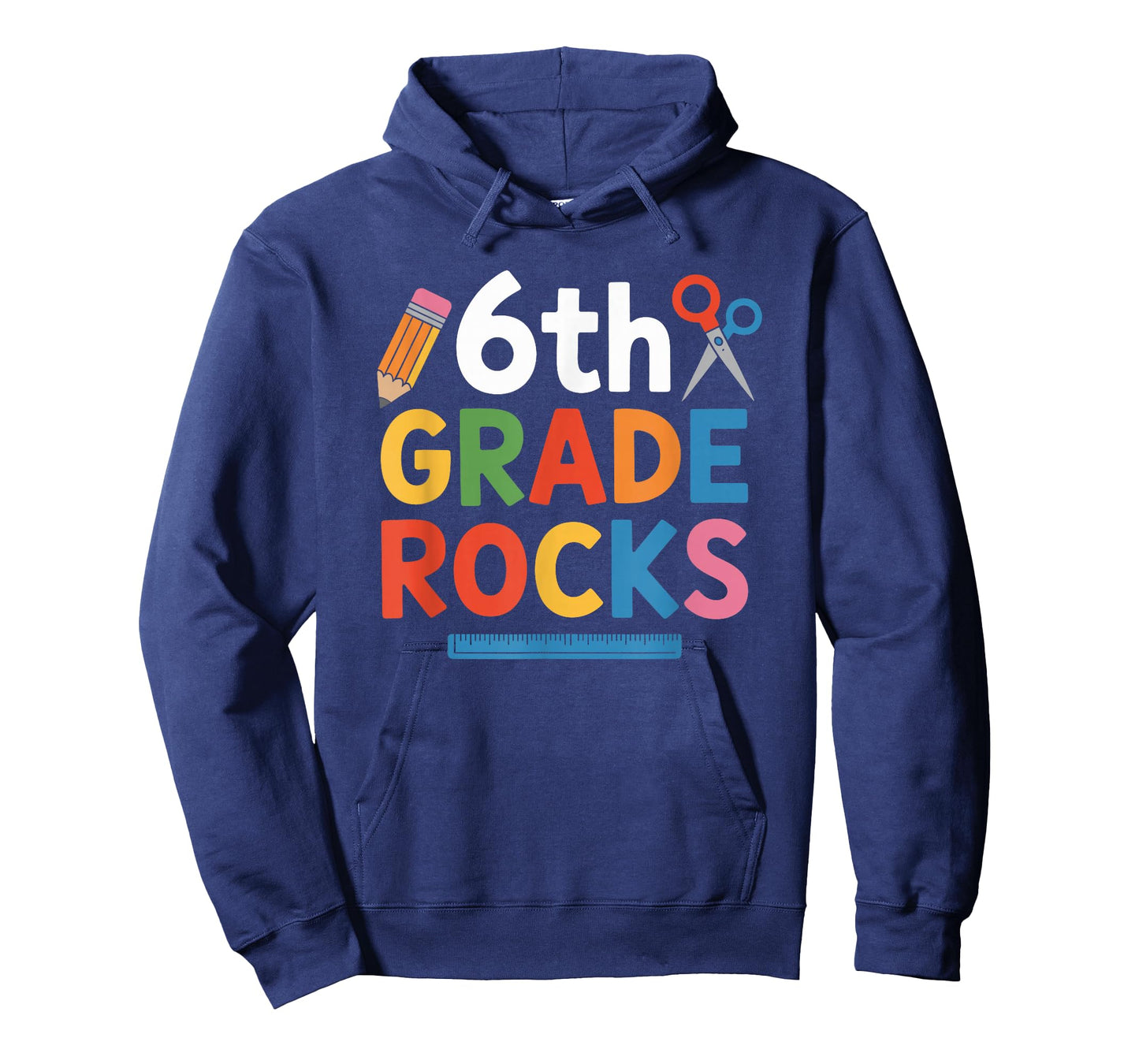 6Th Grade Rocks, Sixth Grader Teacher and Boys Girls T-Shirt