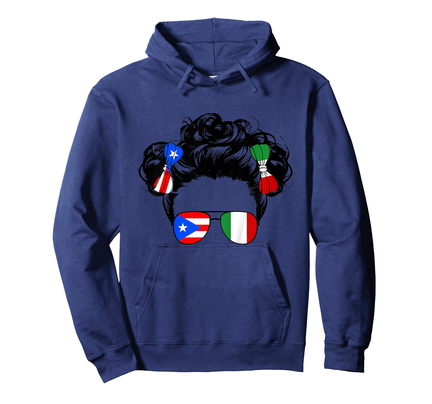 Half Italian And Puerto Rican Rico Italy Flag Girl Baby Kids T-Shirt