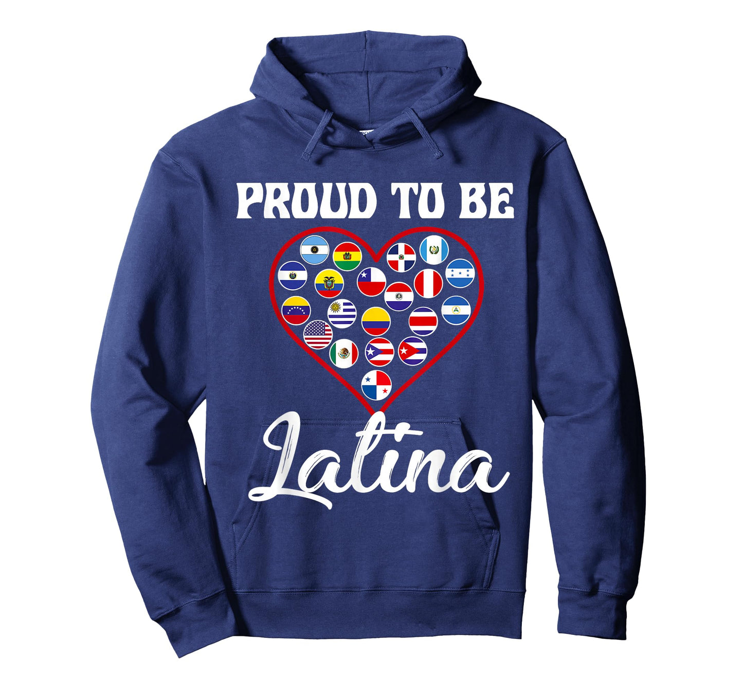 Hispanic Heritage Month 2022 Proud Latina Countries Flag T-Shirt