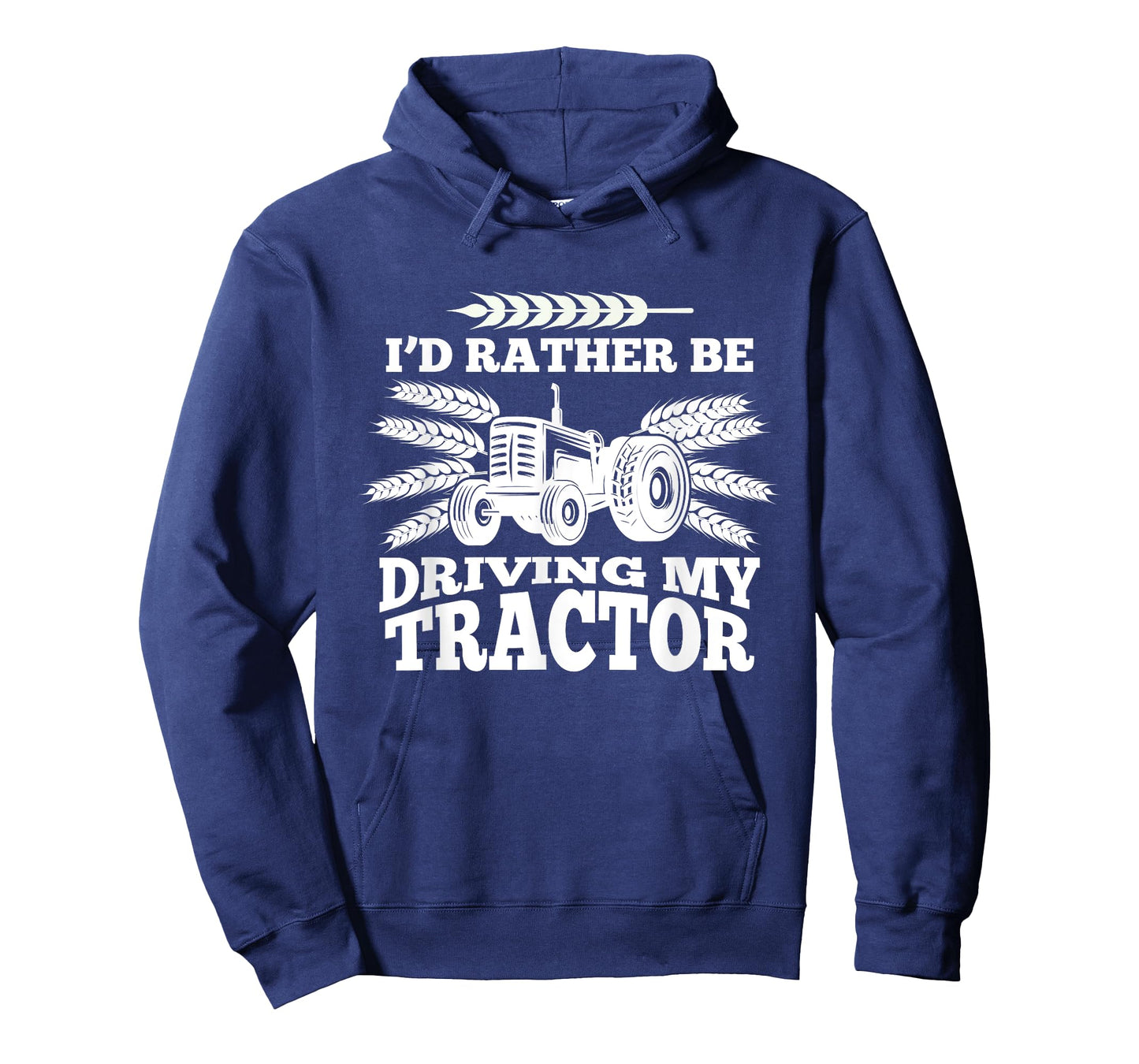 I'd Rather Be Driving My Tractor Farmer Funny Gift T-Shirt