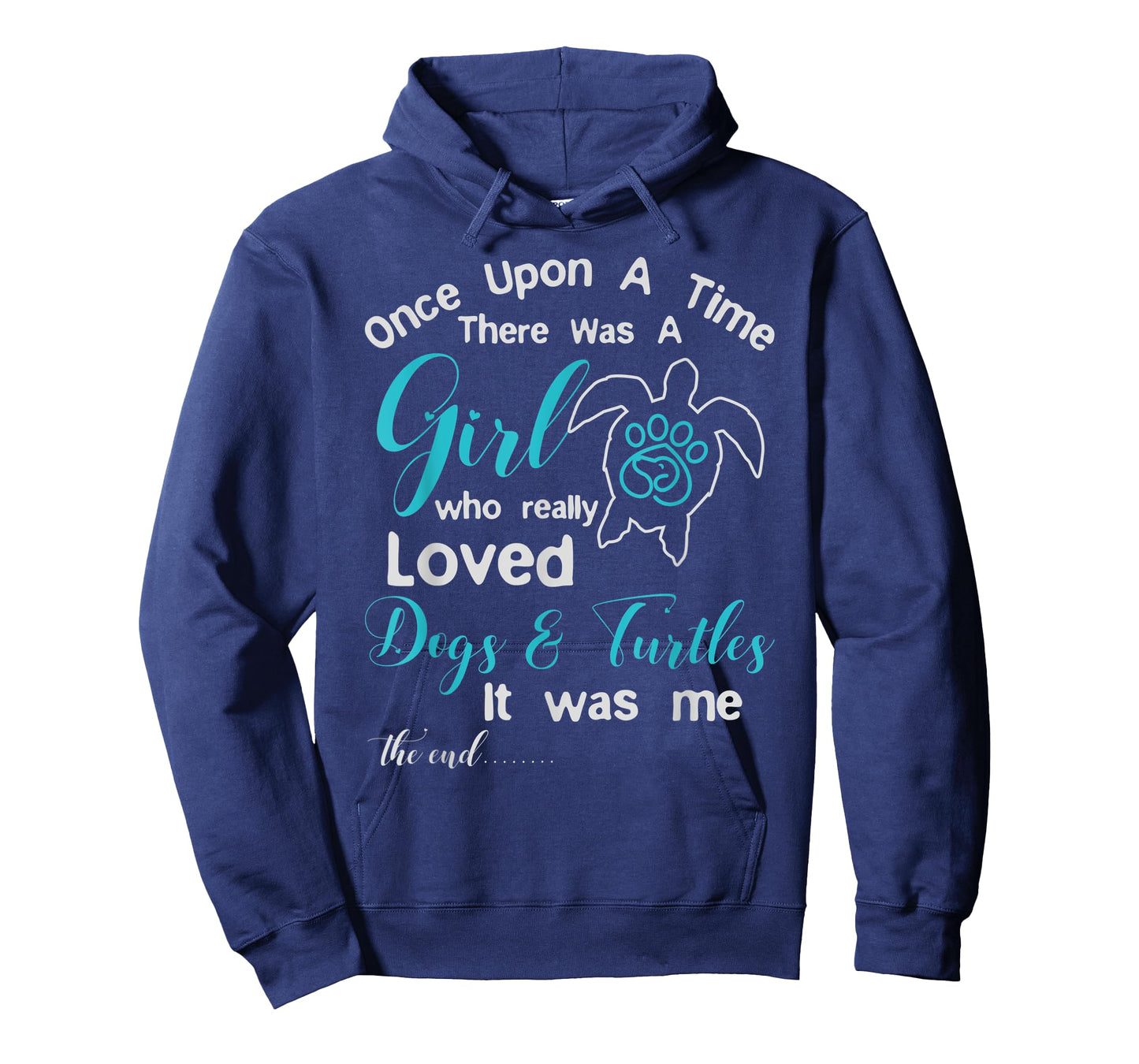 There Was A Girl Who Really Loved Dogs & Turtles design T-Shirt