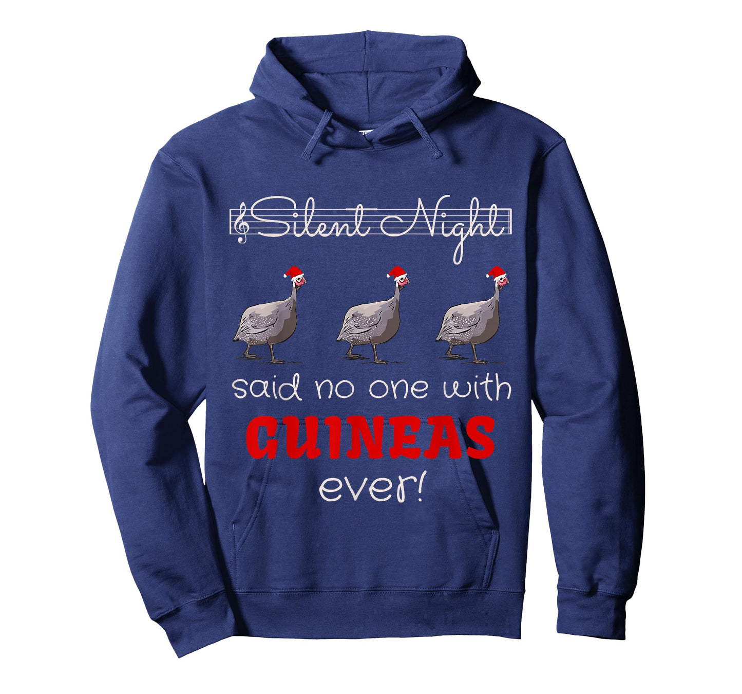 Funny Christmas Guinea Hen Fowl Guineafowl Farm Holiday T-Shirt