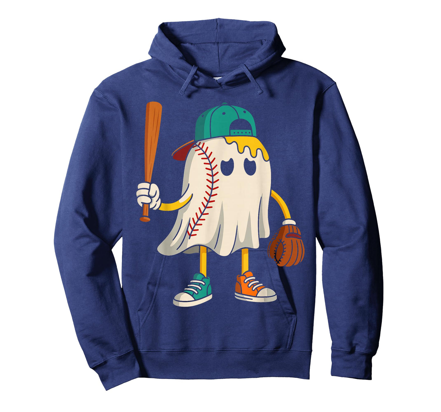 Funny Halloween Shirts for Boys, Drippy Ice Cream Ghost T-Shirt