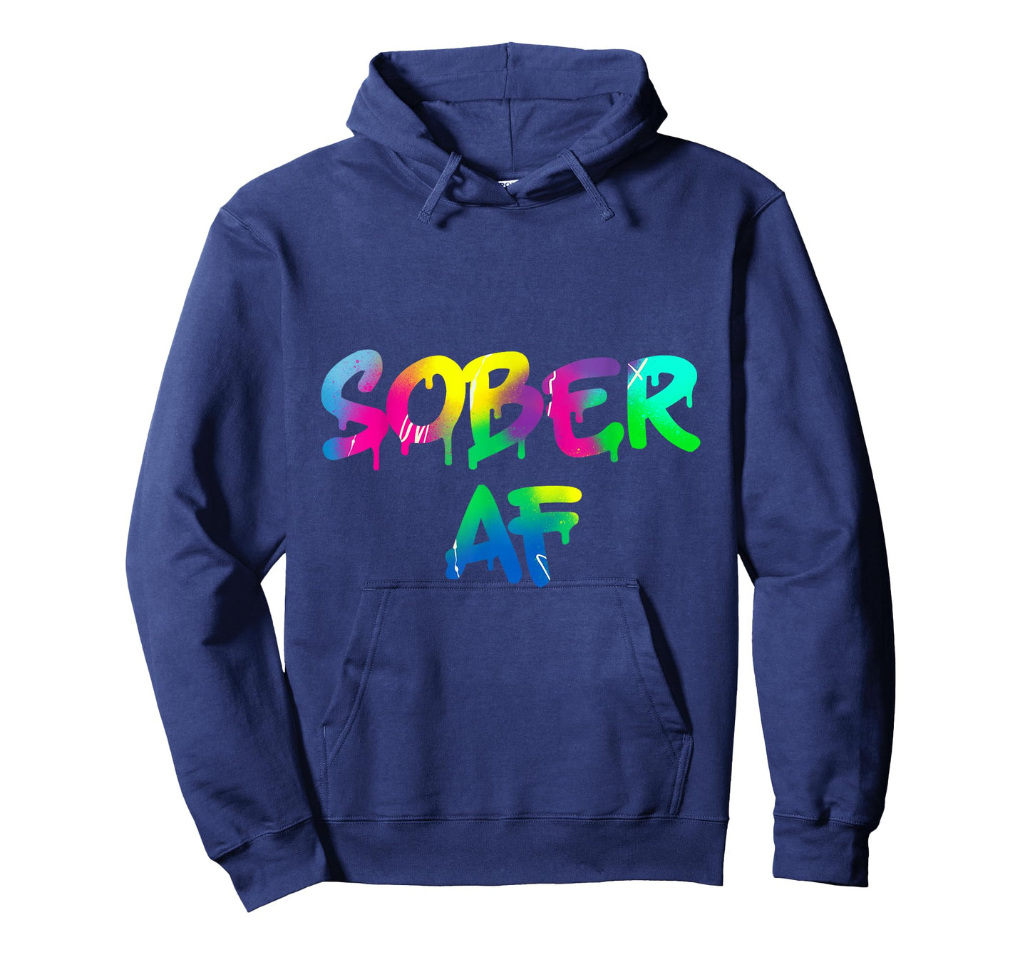 Funny Sobriety Gift 12 Step Program Gift Sober AF T-Shirt