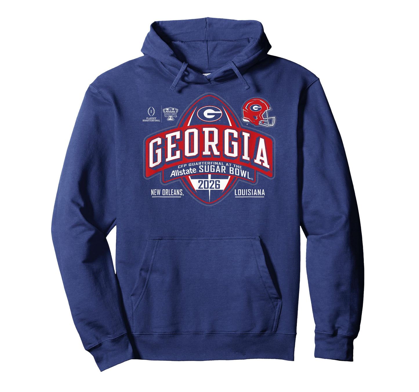 Georgia Bulldogs Sugar Bowl 2025-2026 CFP Quarterfinal Black T-Shirt