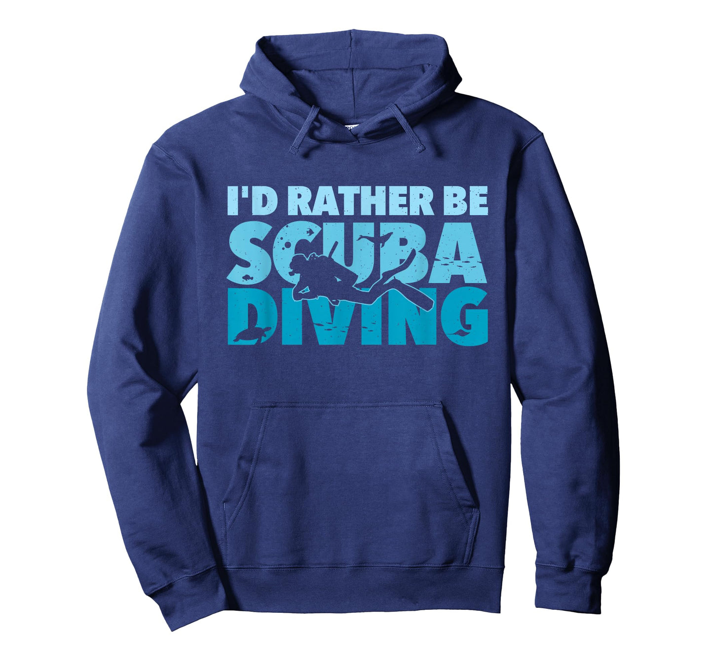 I'd Rather Be Scuba Diving - Freediving Underwater Diver T-Shirt