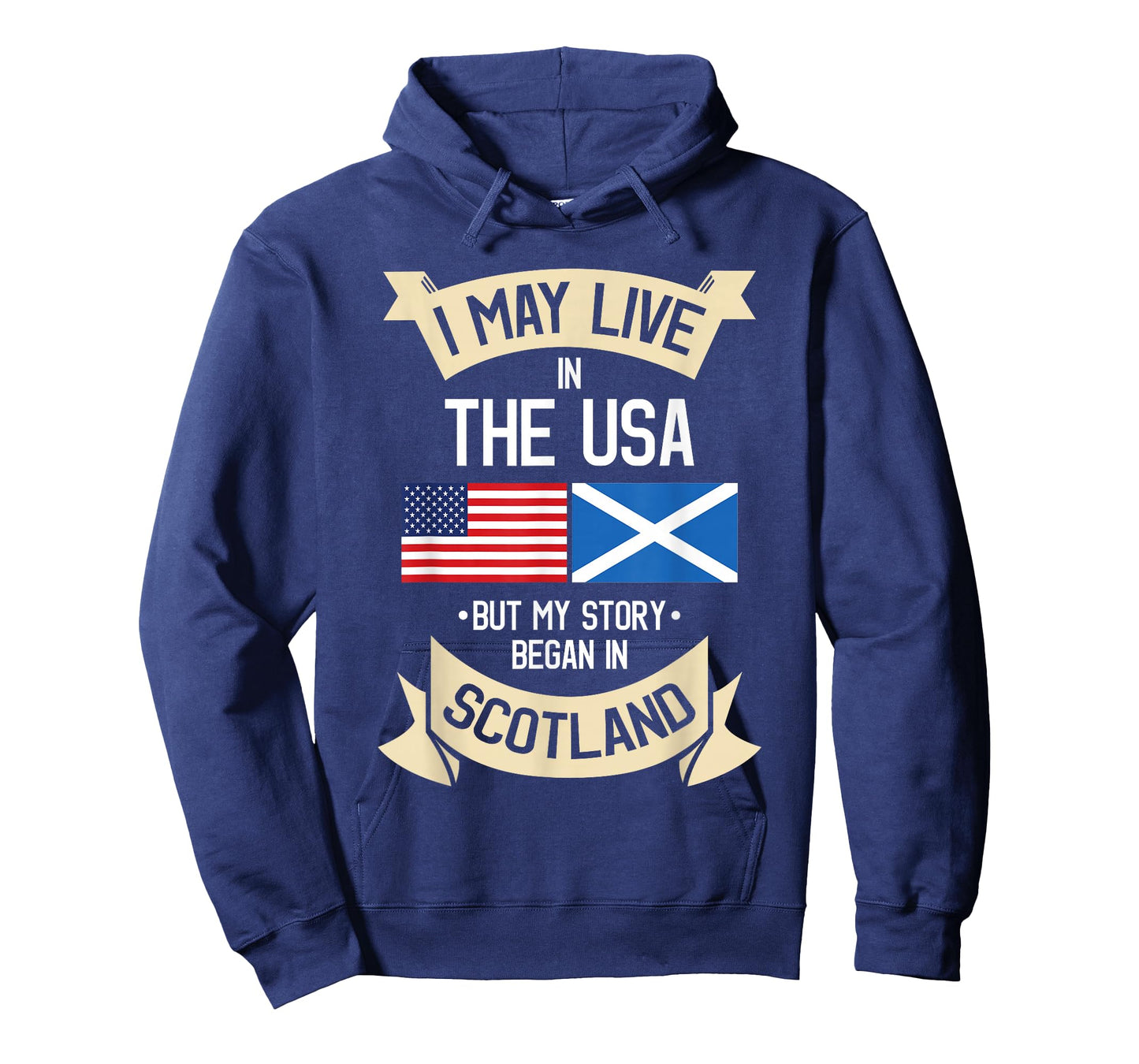 Scotland American Flag USA Scottish Roots Gifts T-Shirt