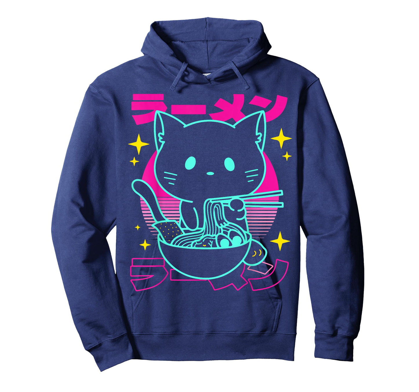 Anime Ramen Cat Retro Japanese Noodles Aesthetic Kawaii cat T-Shirt
