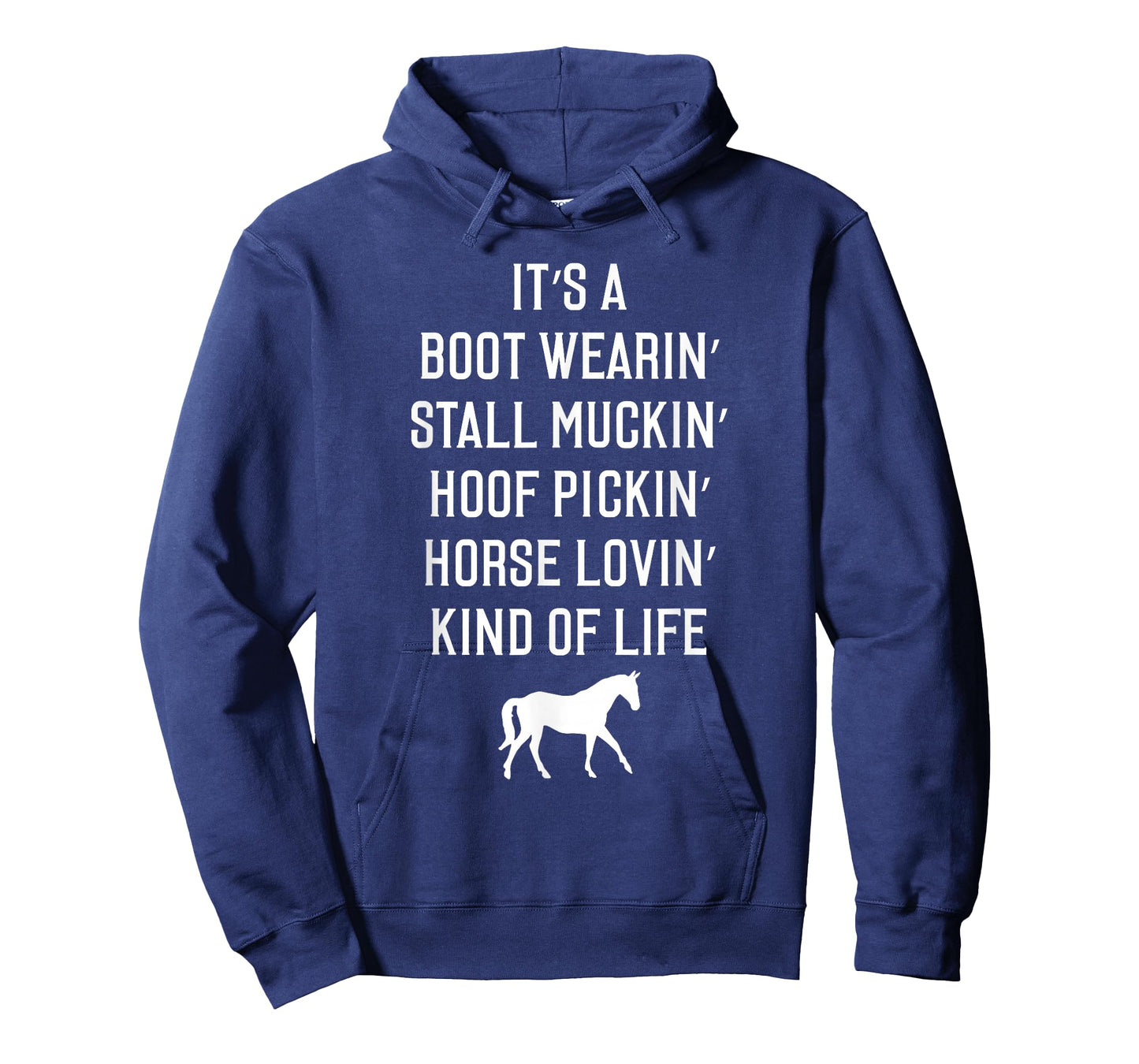 Funny Horse Boot Wearing Hoof Picking Equestrian T-Shirt