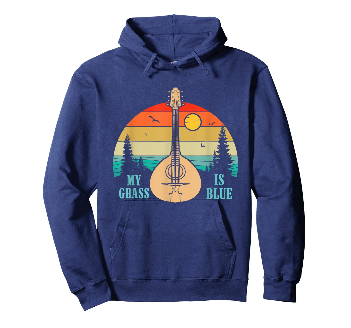 My Grass Is Blue Bluegrass String Instrument Mandolin T-Shirt