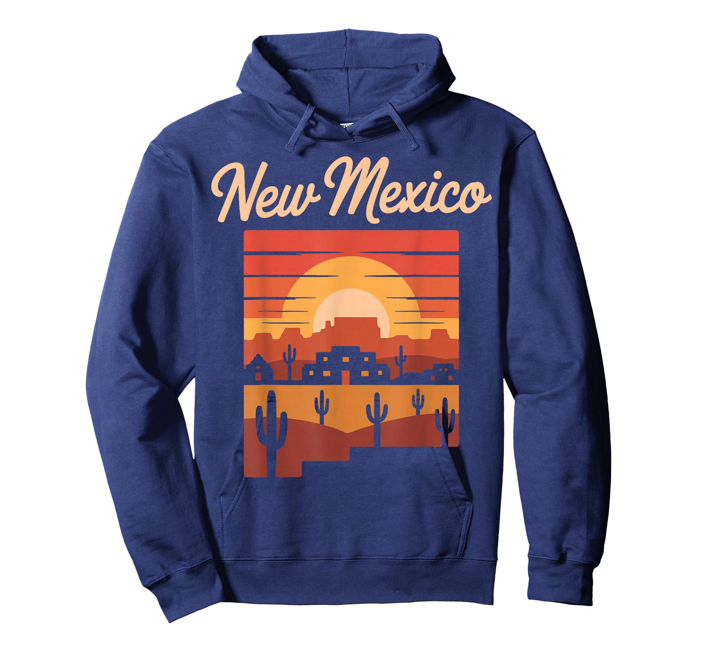 New Mexico Sunset Adobe Desert Retro Pueblo T-Shirt