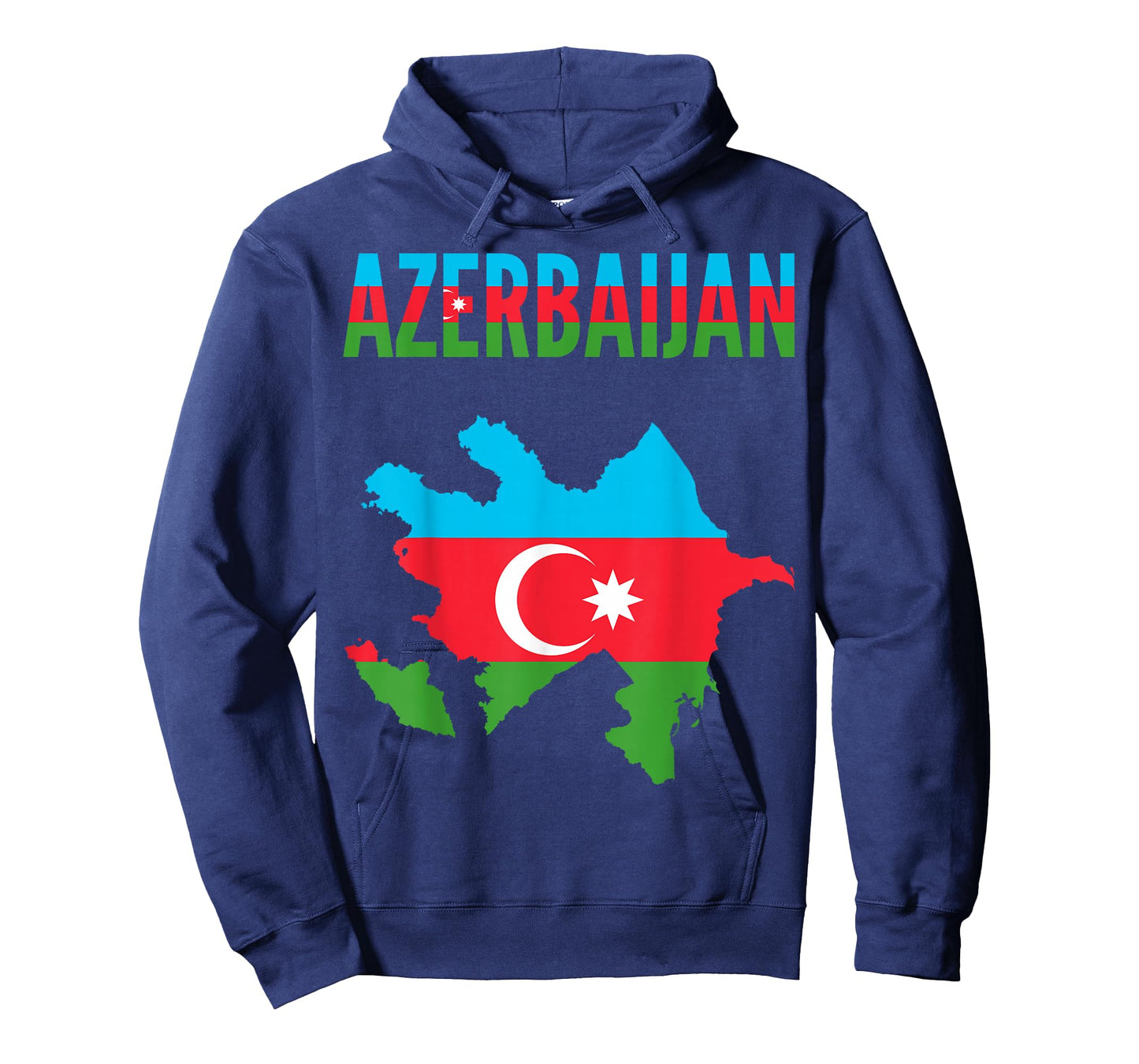 Azerbaijani - Azerbaijan Country Map Flag T-Shirt