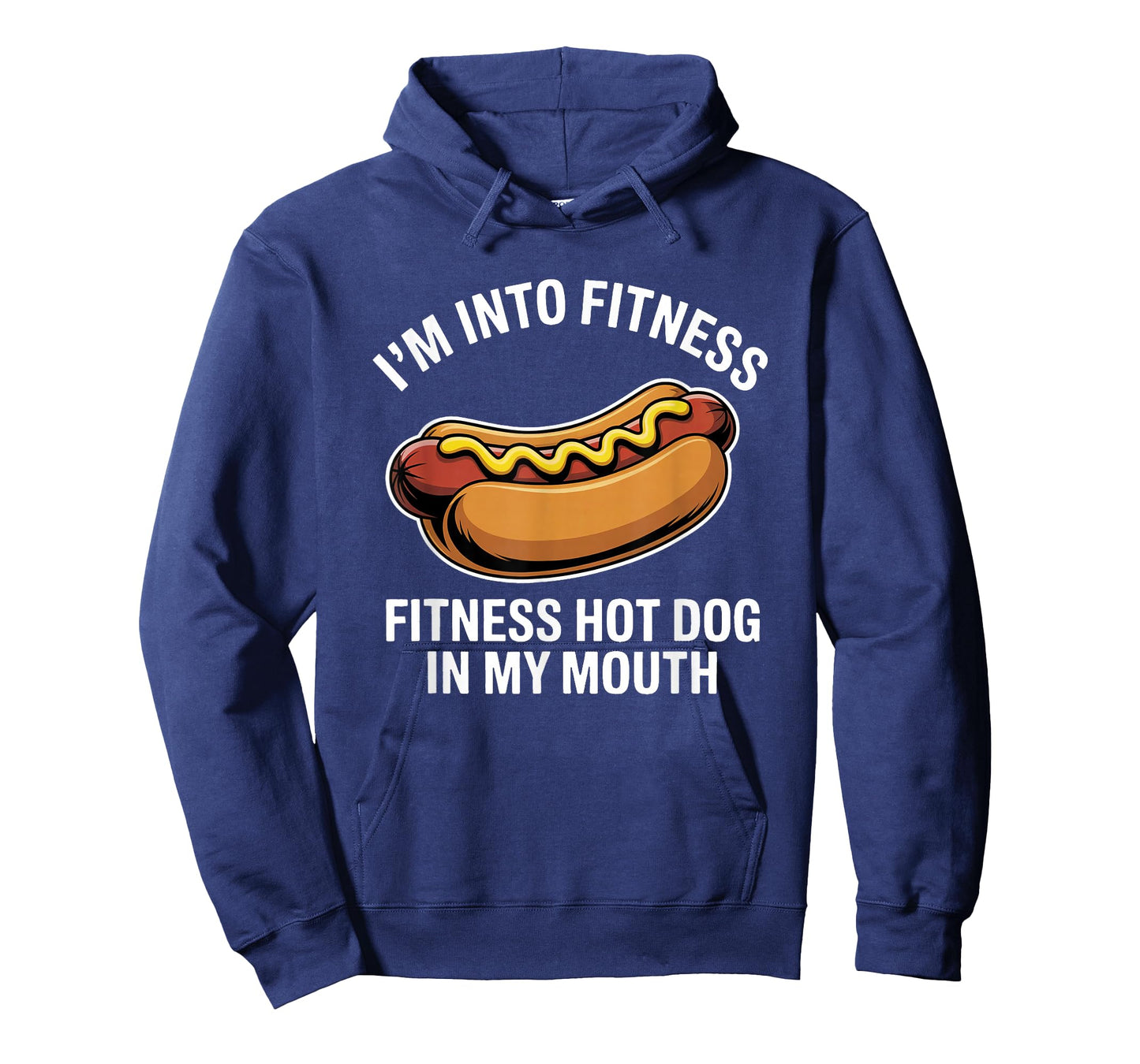 Im Into Fitness Hot Dog in My Mouth Funny Glizzy Meme T-Shirt