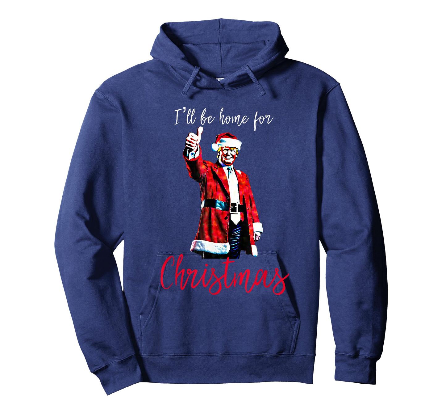 Trump I'll Be Home For Christmas T-Shirt