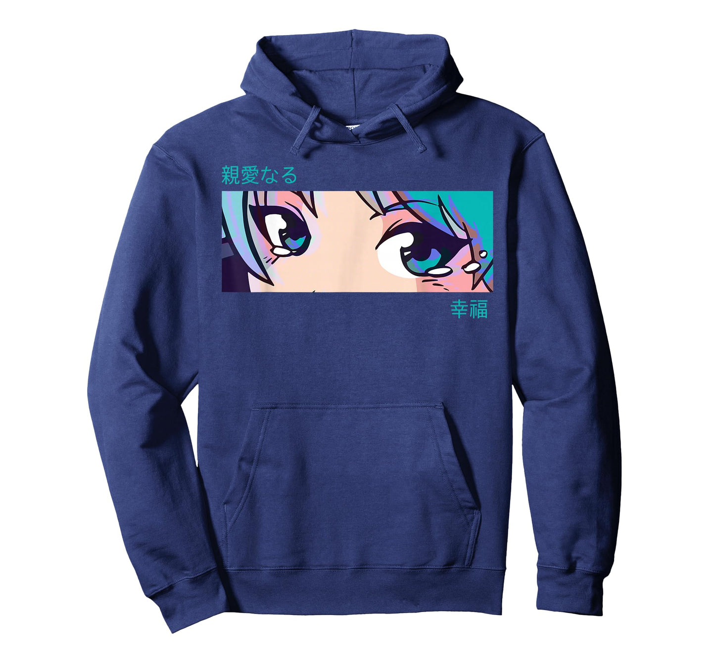 Anime Girl Eyes Pastel Aesthetic Otaku Art T-Shirt