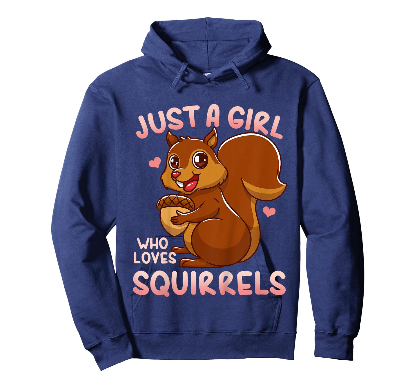 Kids Squirrel Just a Girl Who Loves Squirrels Funny Gift T-Shirt