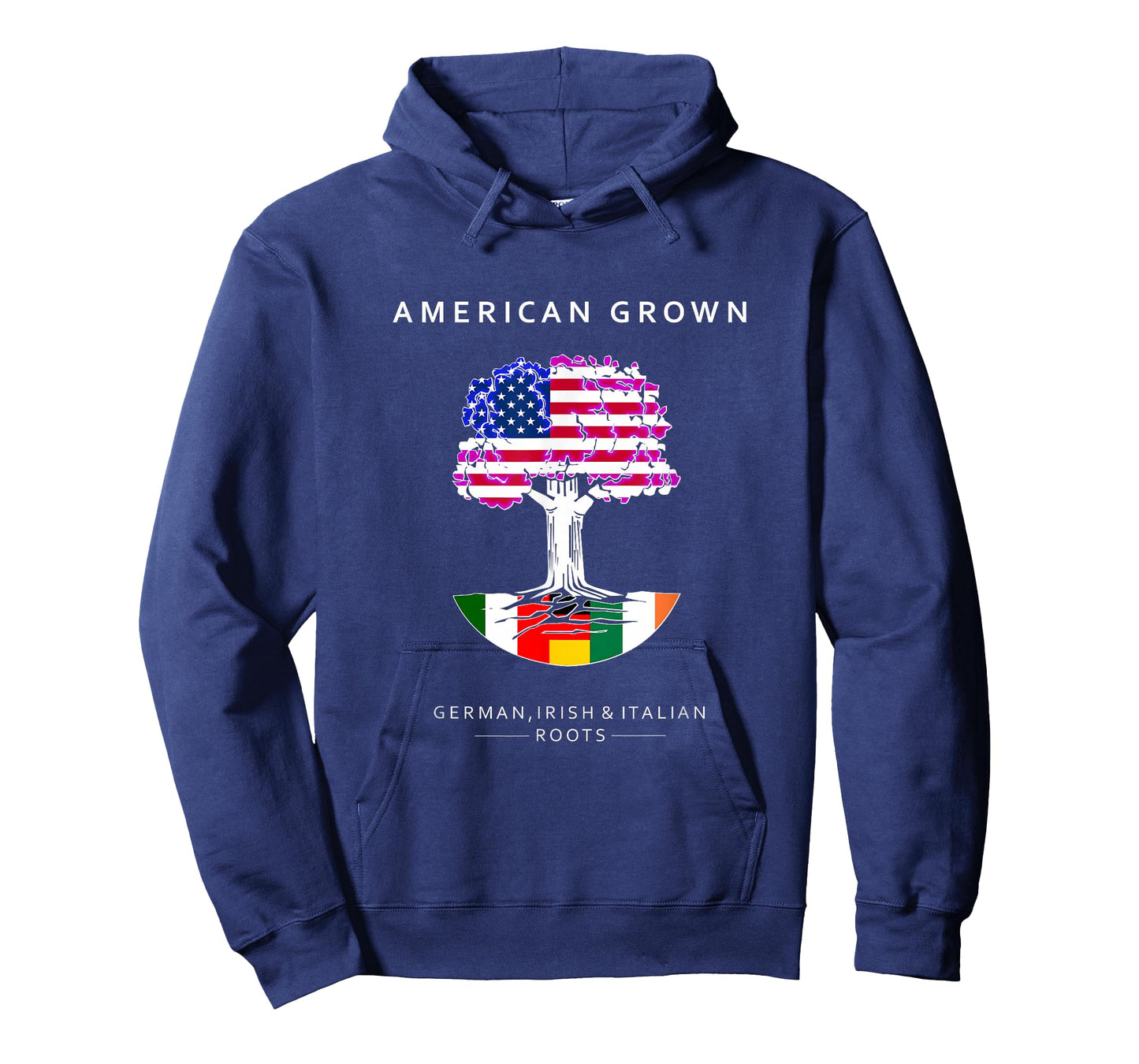 German, Italian and Irish Roots - American Grown T-Shirt