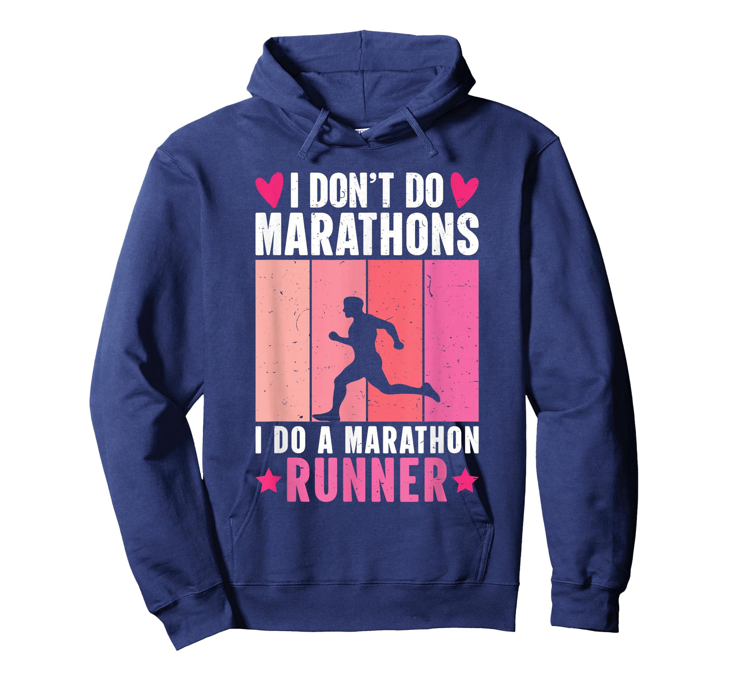Retro I Don't Do Marathons I Do A Marathon Runner T-Shirt