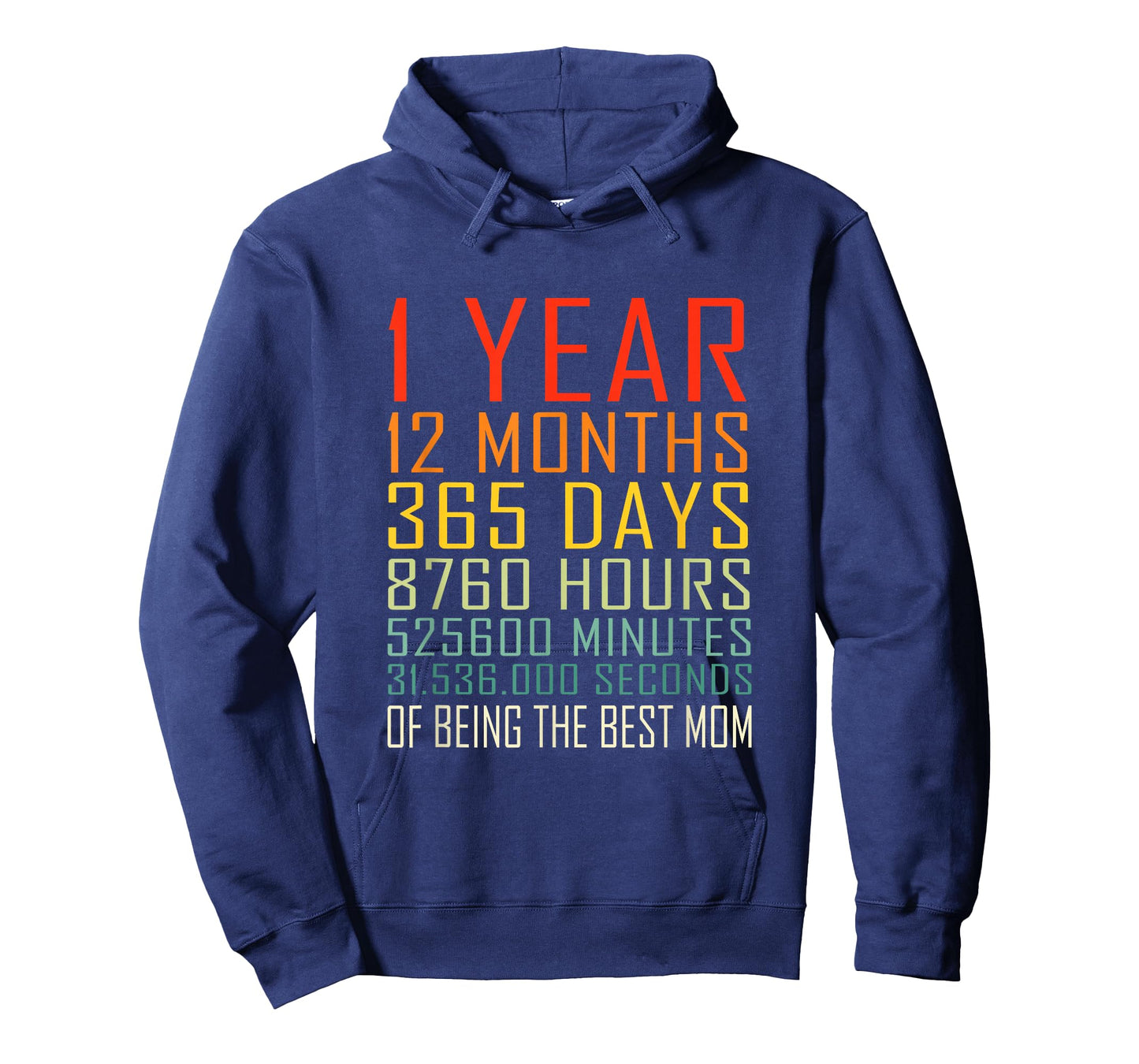 Vintage Being Mom 1 Year Anniversary Mom T-Shirt