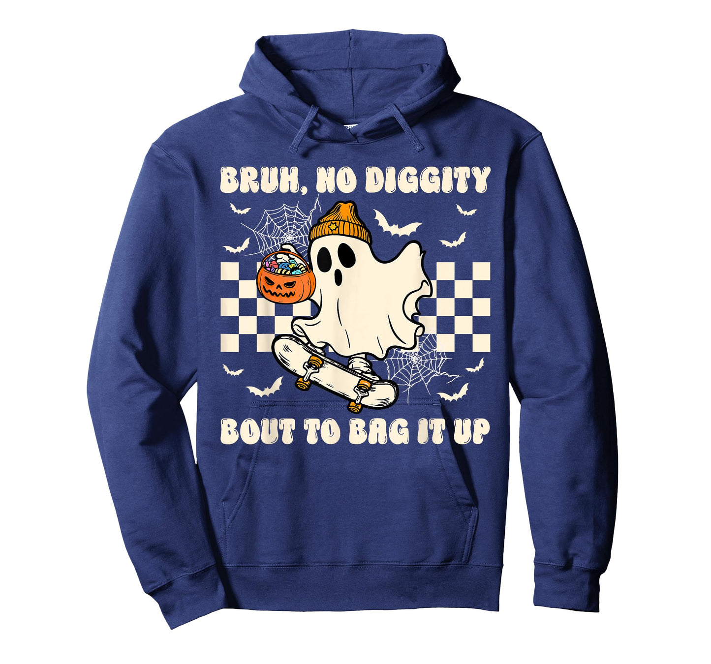 Bruh No Diggity Bag It Up Boo Ghost Halloween Costumes Boys T-Shirt