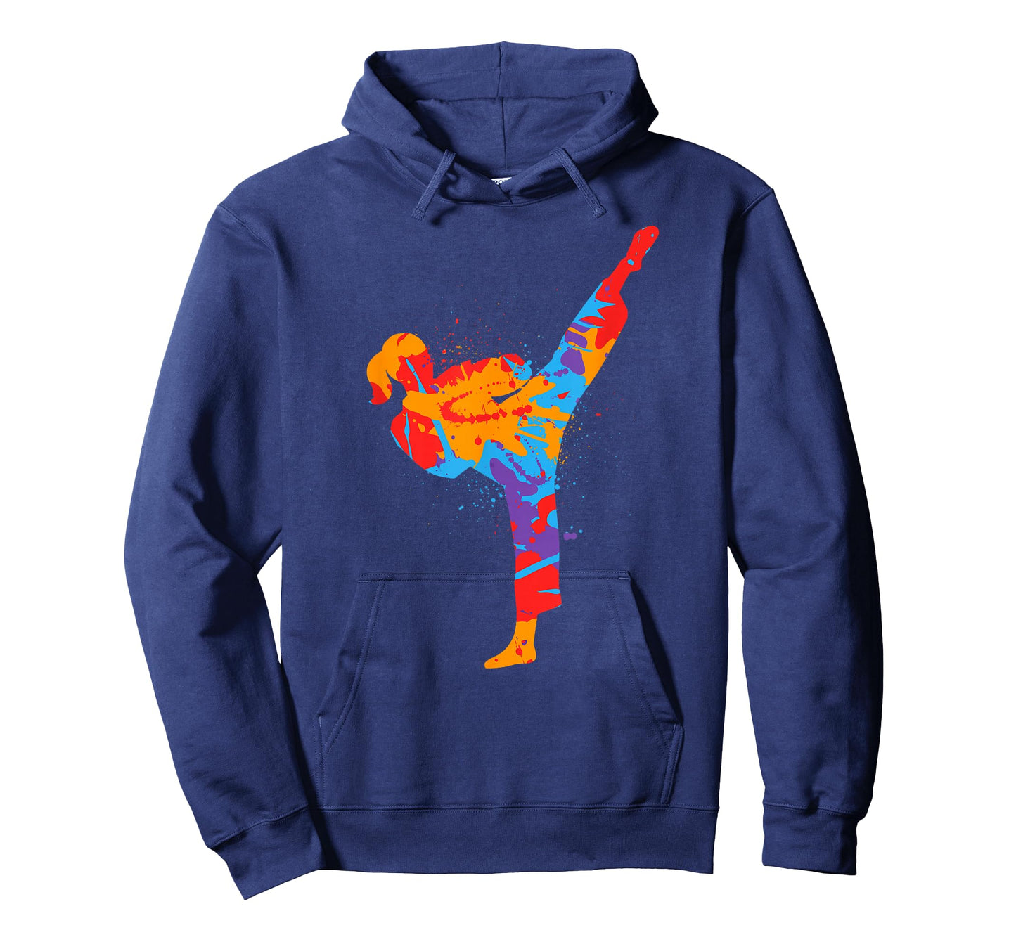 Karate Girl Colorful Martial Arts Kids Women Girls Taekwondo T-Shirt