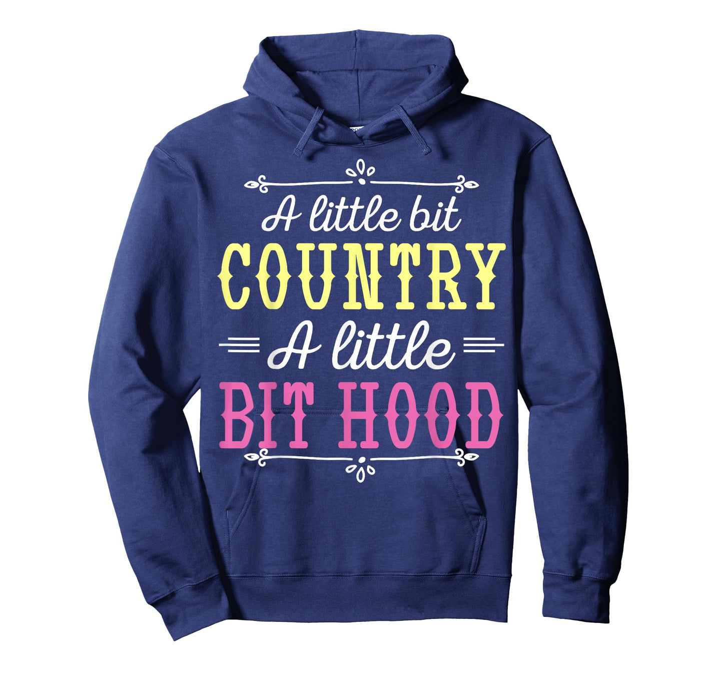 Country Music Fans A Little Bit Country A Little Bit Hood T-Shirt