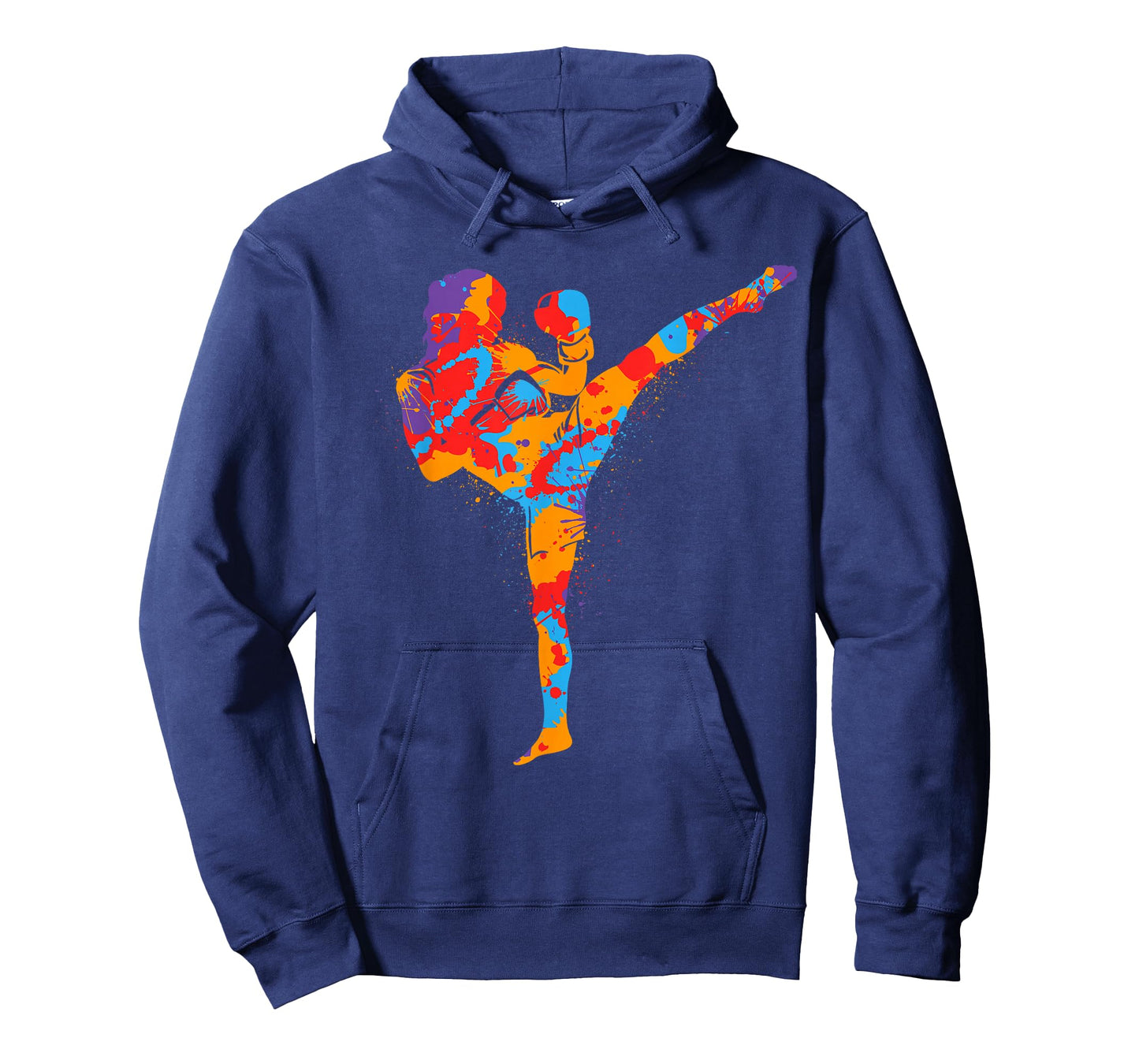 Muay Thai Martial Arts Colorful Kickboxer Girls Kickboxing T-Shirt
